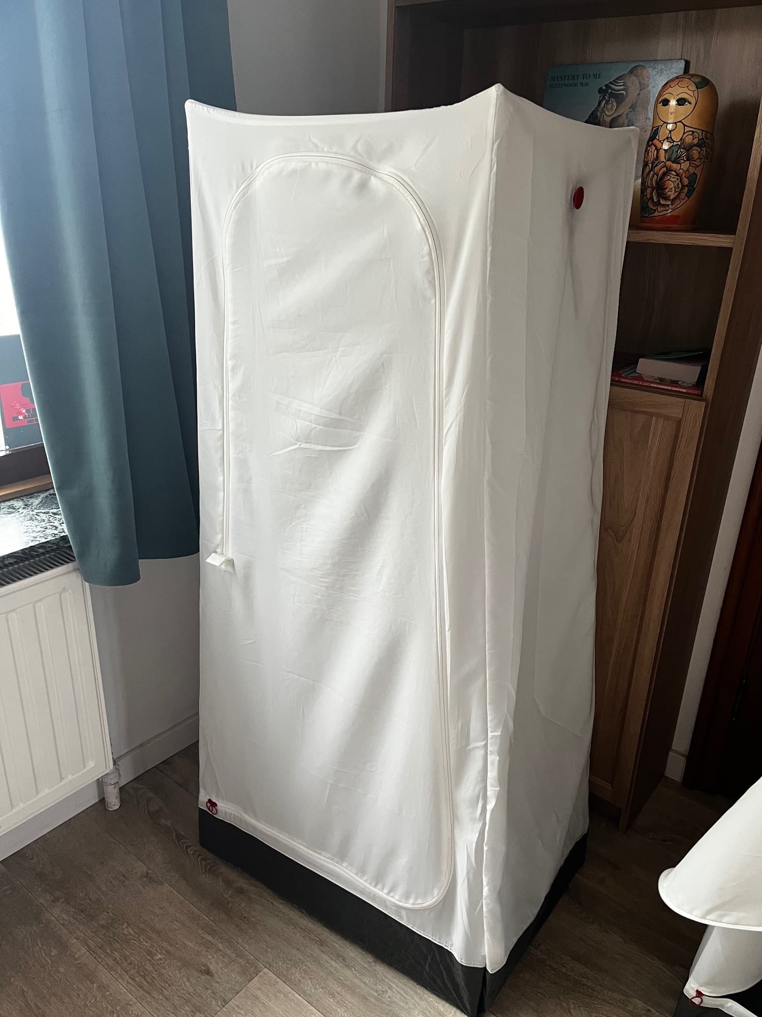 VUKU wardrobe, white, 74x51x149 cm