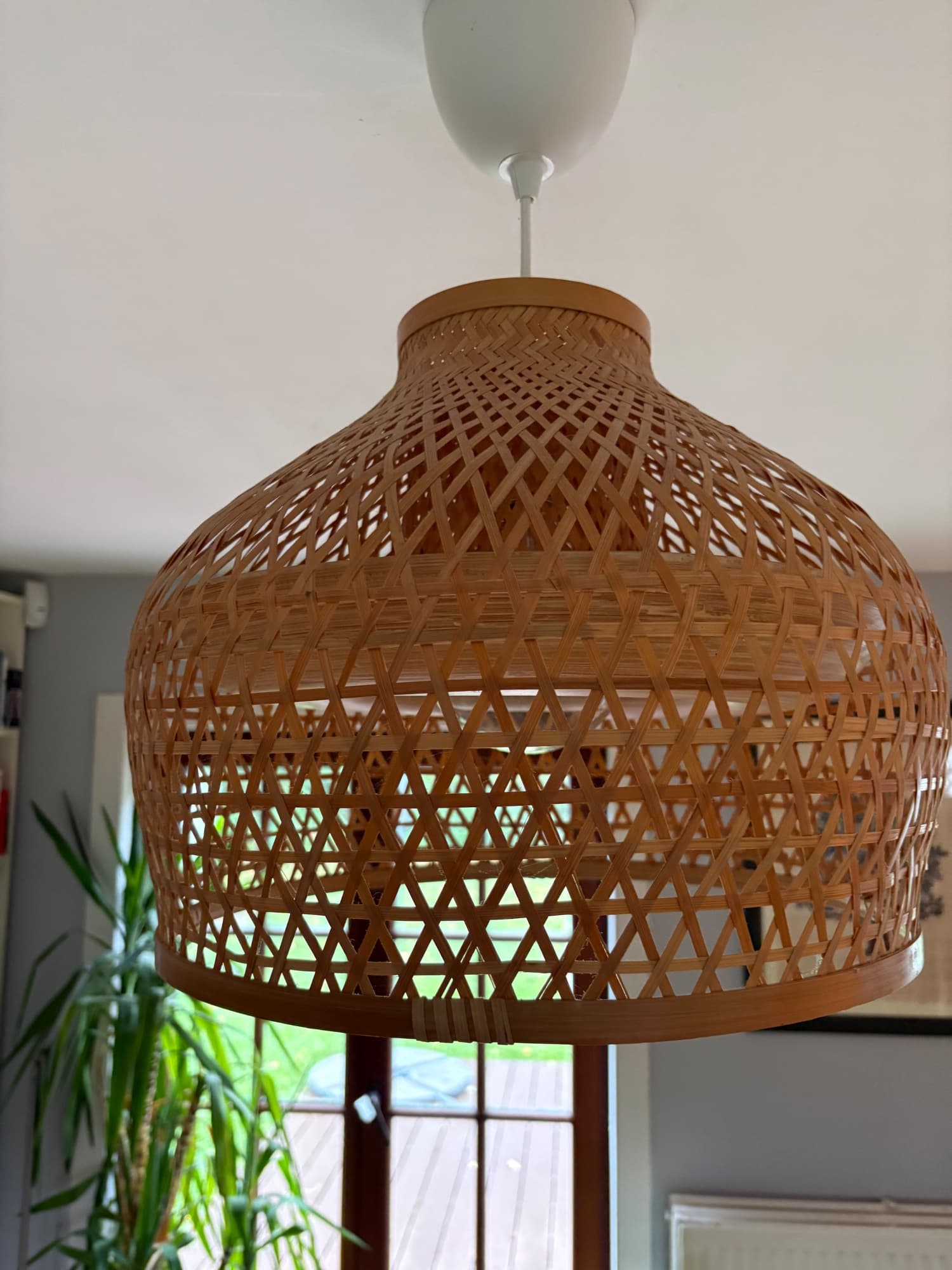 MISTERHULT pendant lamp, bamboo/handmade, 45 cm