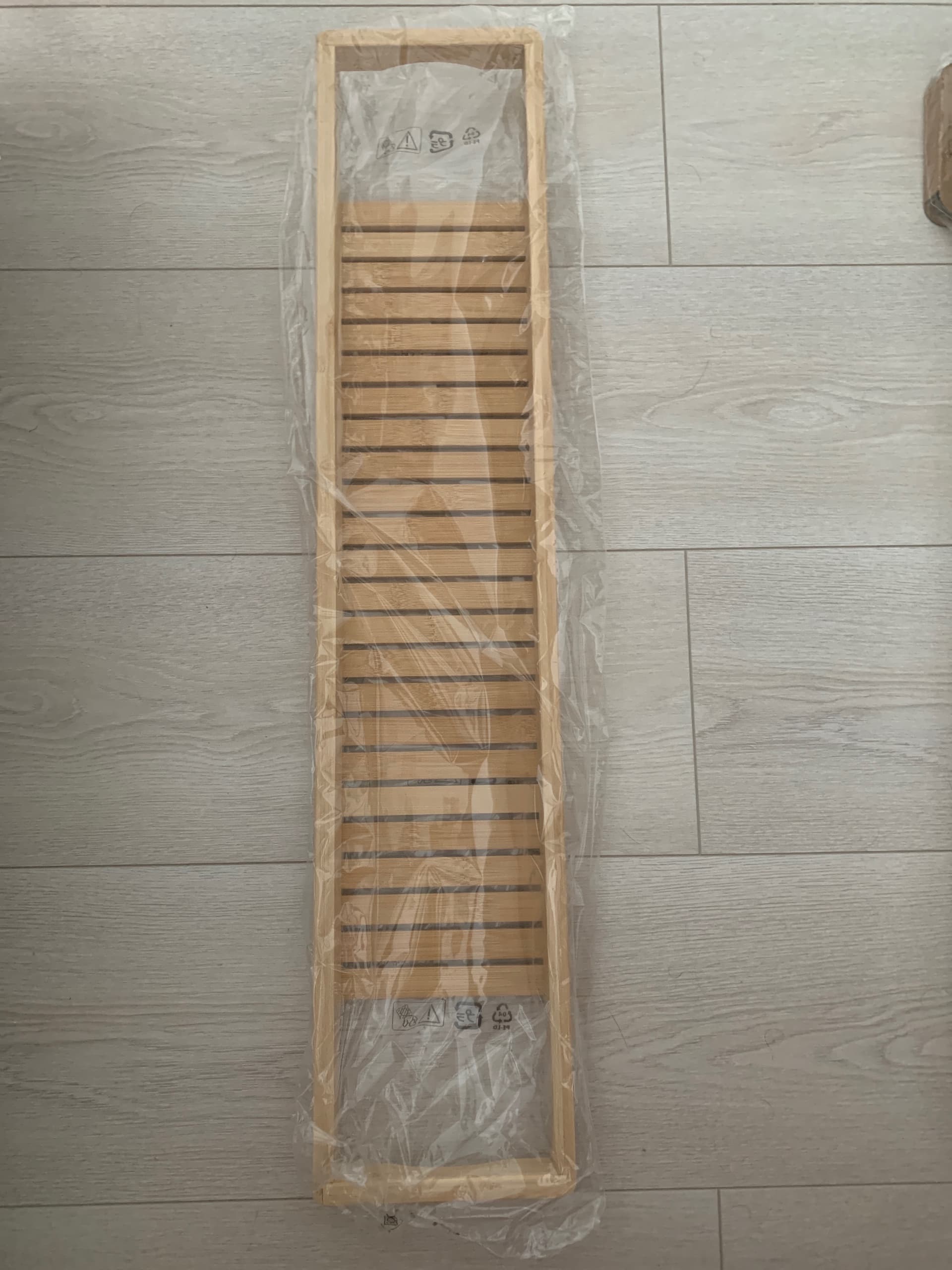 HAVERN badkuiprekje, bamboe, 70 cm