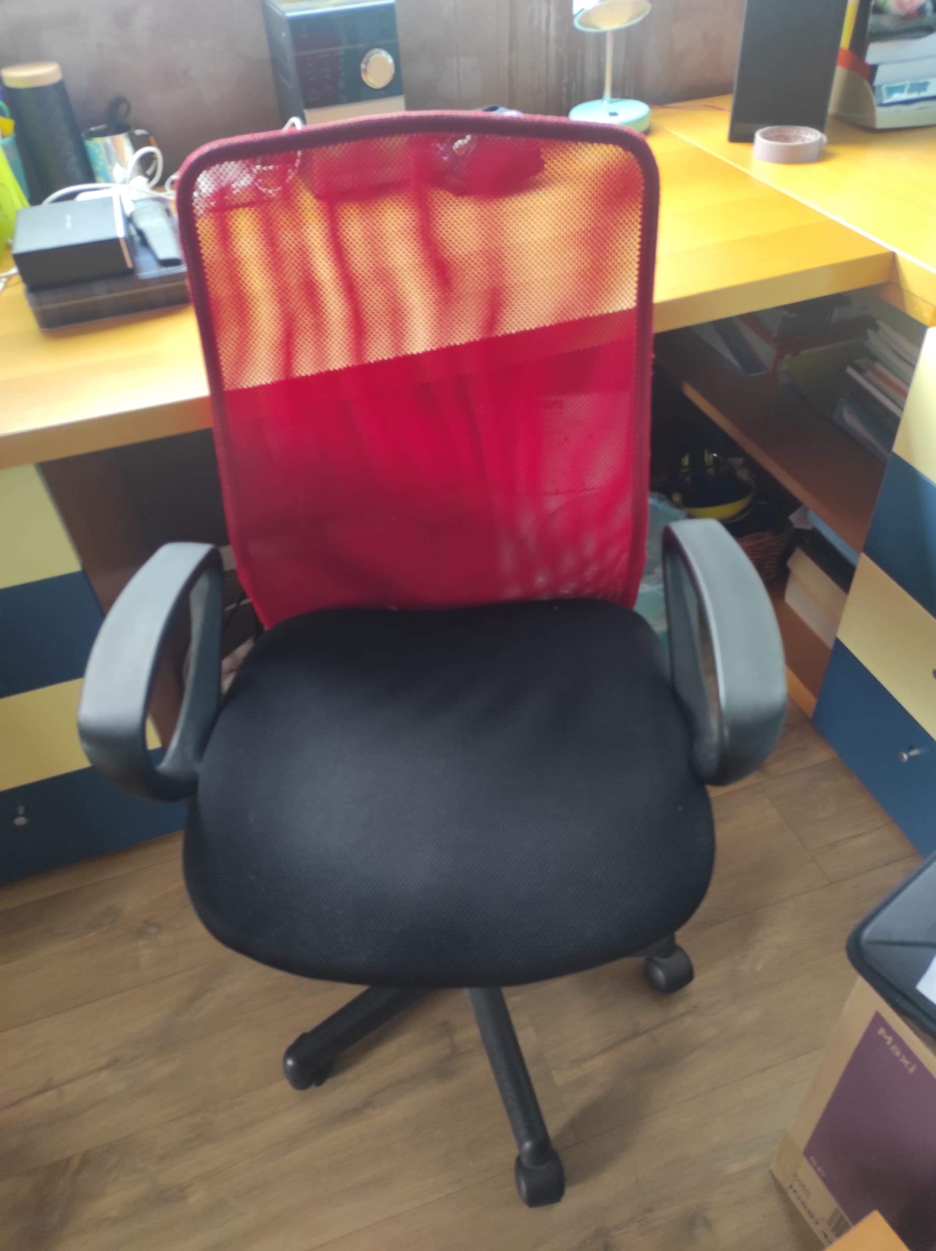 BUREAUSTOEL office chair with armrests, black