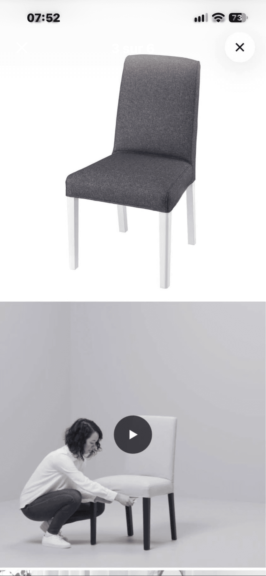 BERGMUND chaise