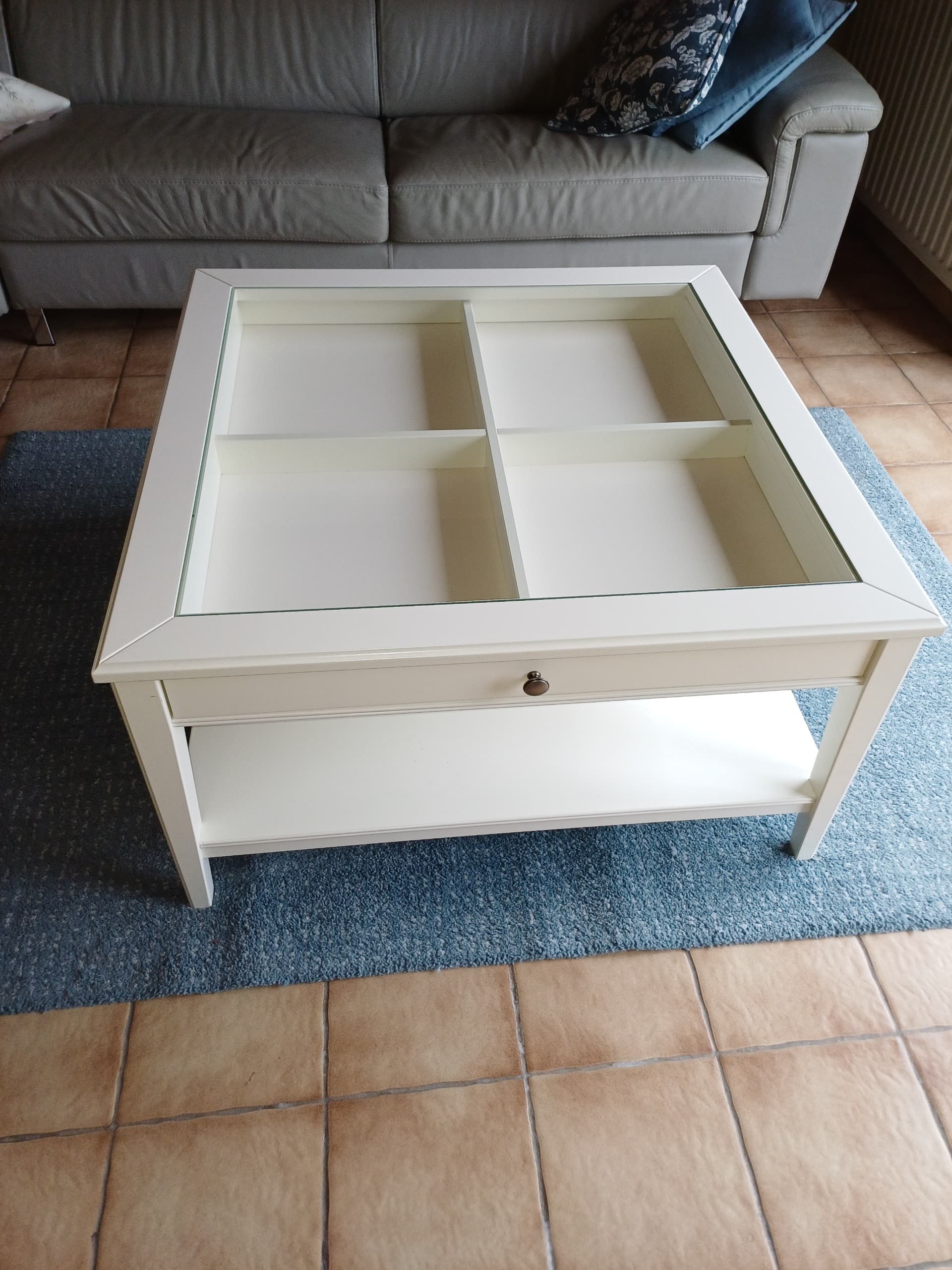 IDANÄS table basse, blanc, 80x80 cm