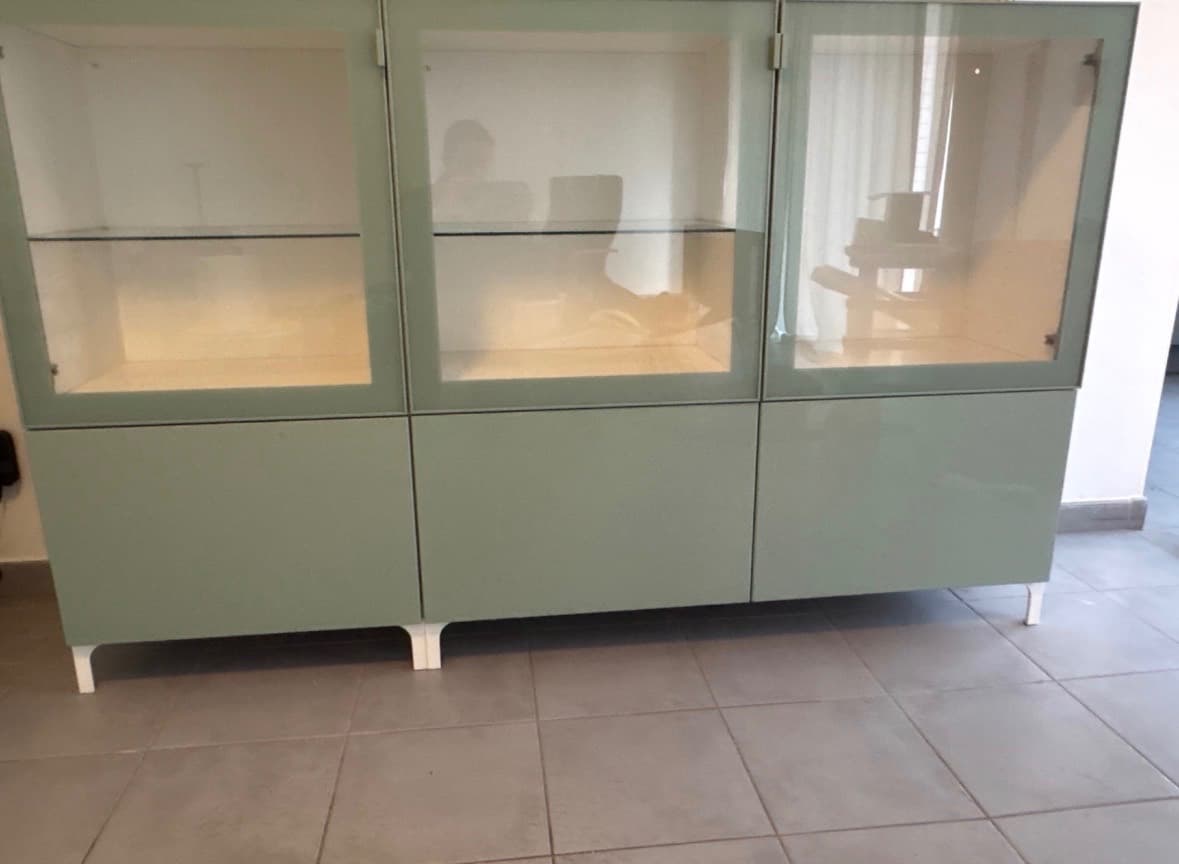 BESTÅ VITRINE TIROIR storage combination with doors