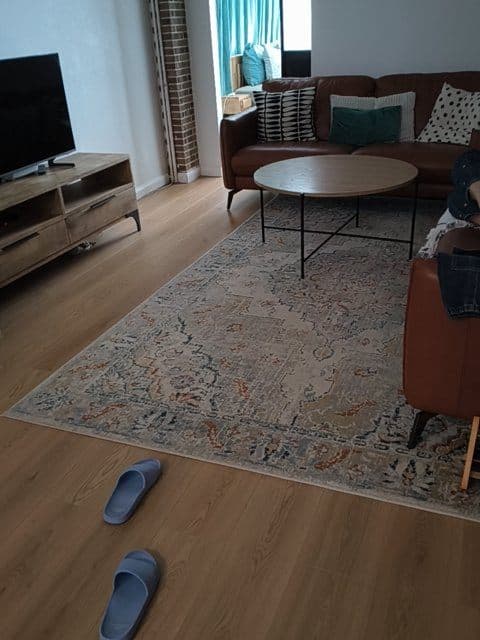 ONSEVIG rug, low pile, multicolour, 200x300 cm
