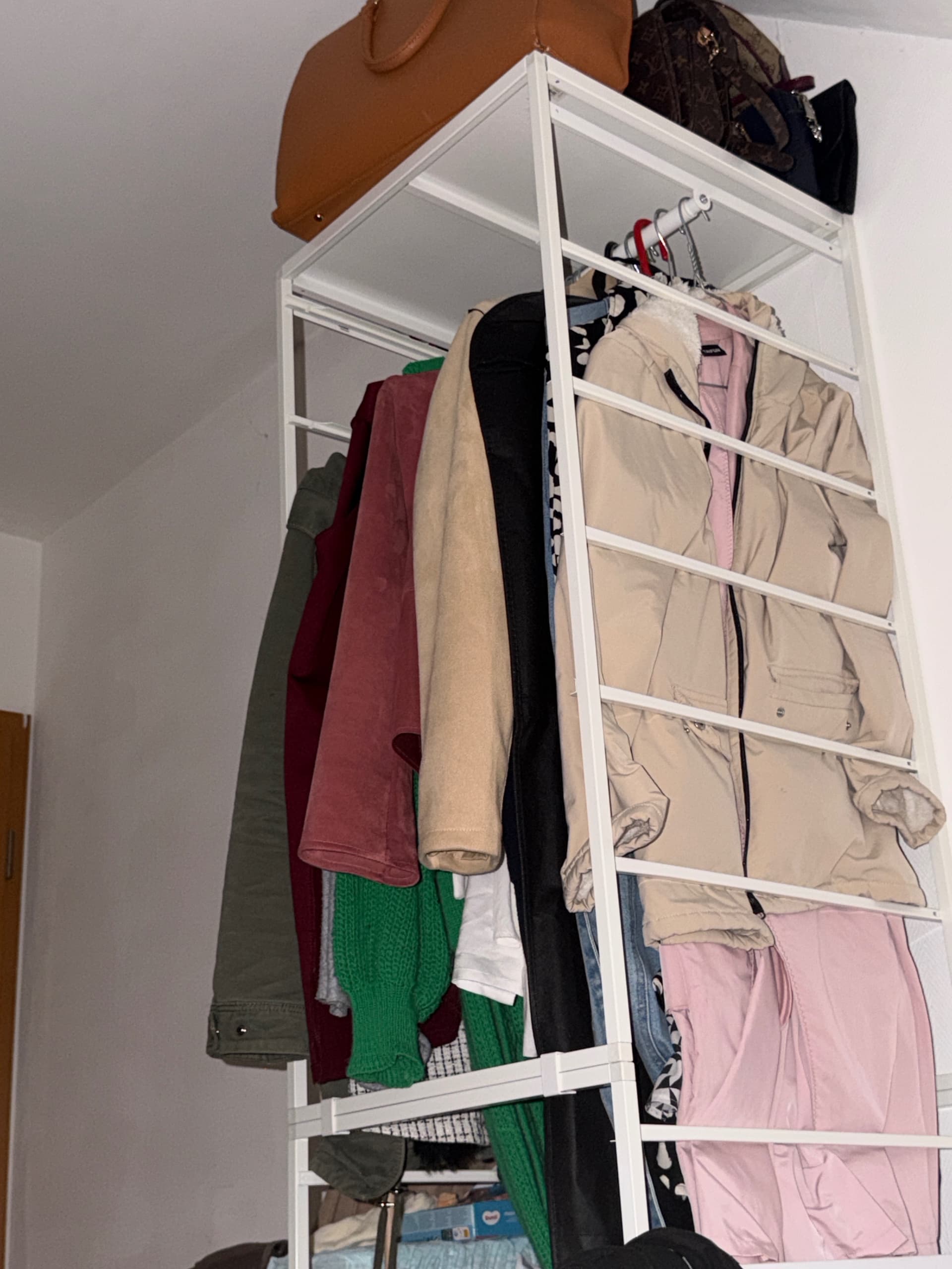 JONAXEL combinaison armoire, blanc, 148x51x207 cm