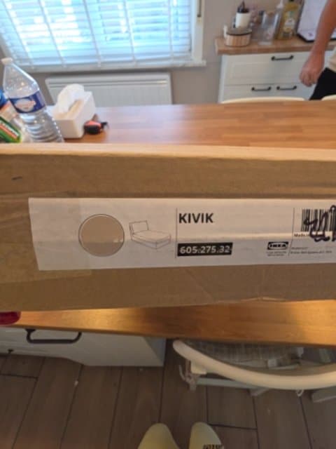 KIVIK housse méridienne, Tresund beige clair