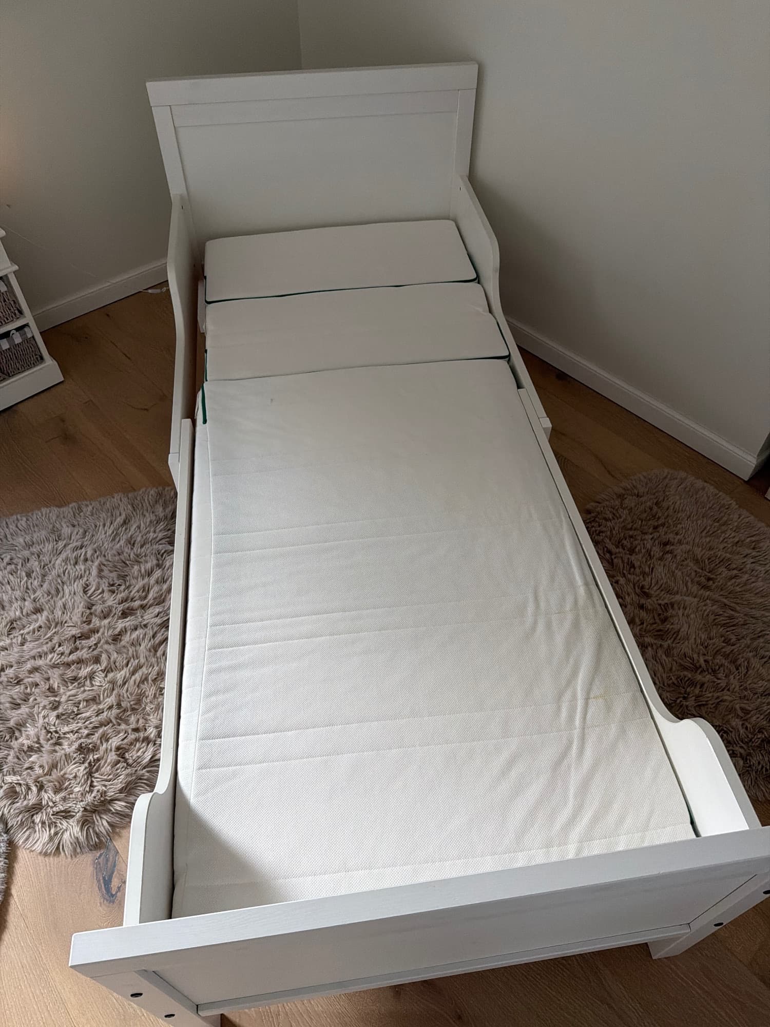 SUNDVIK meegroeibed, wit, 80x200 cm