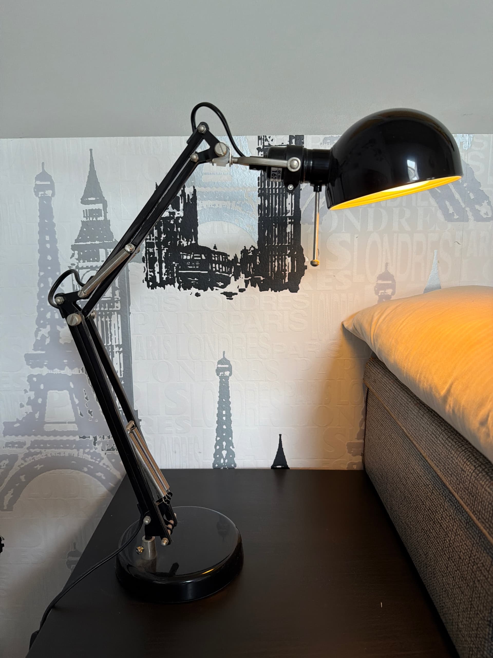 FORSÅ Bureaulamp, zwart