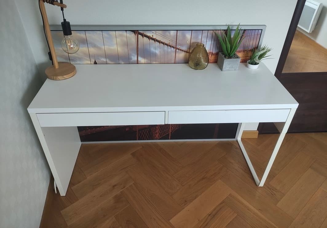 ALEX desk, white, 100x48 cm
