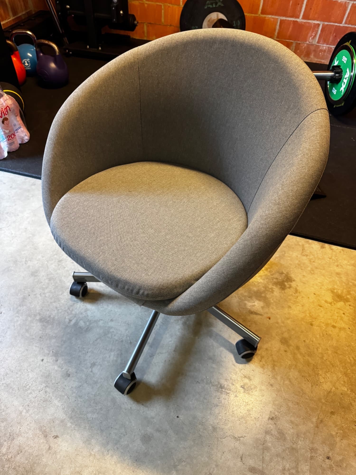 SKRUVSTA swivel chair, Ysane white