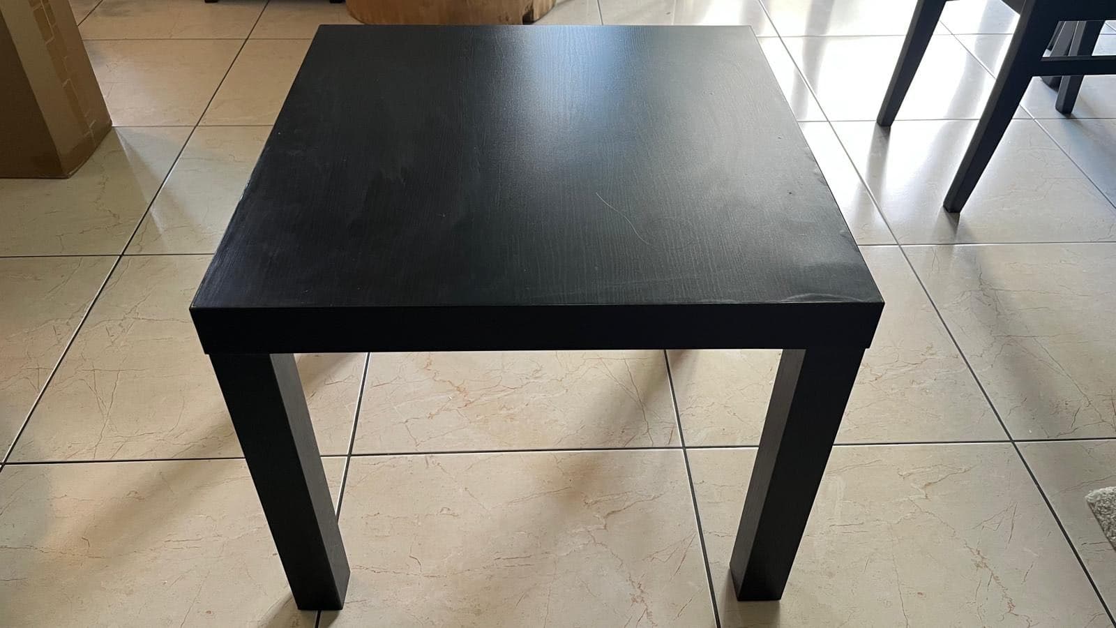LACK Table d'appoint, brun noir, 55x55 cm