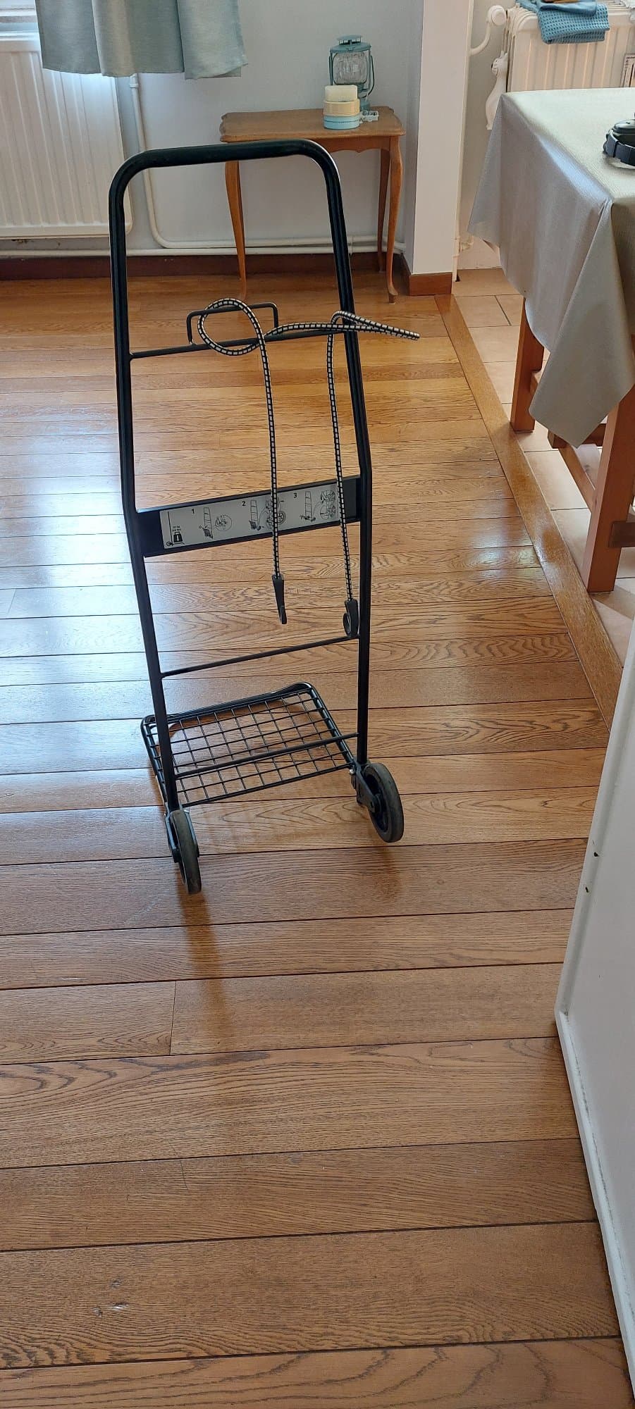 RULLEBÖR steekwagentje, zwart