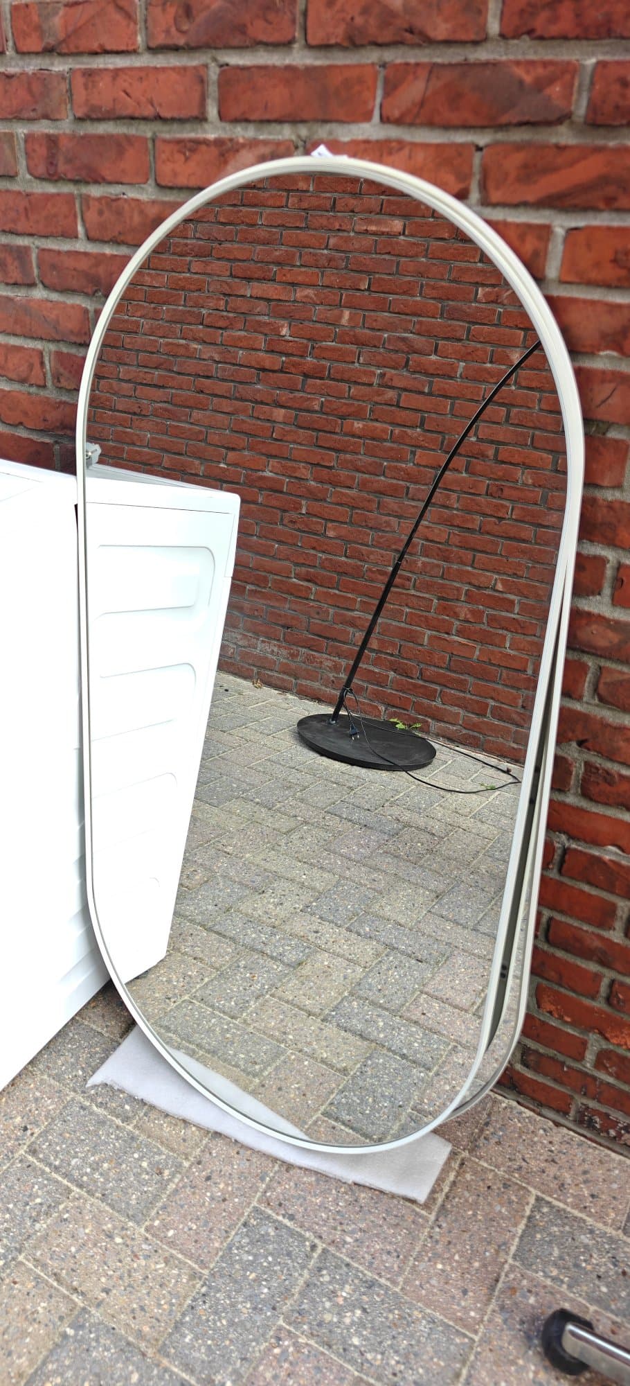 LINDBYN spiegel, wit