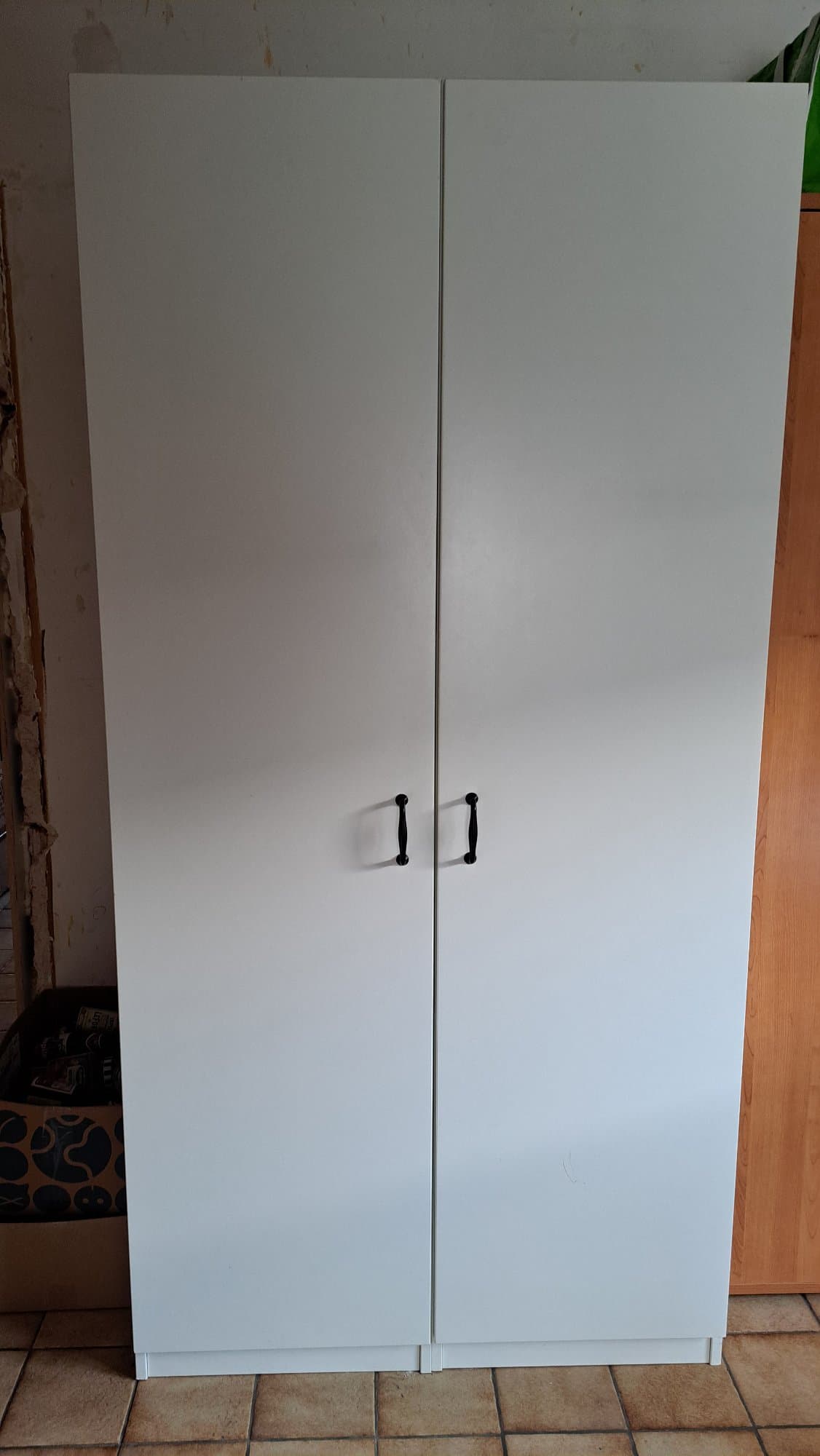 2 PAX KASTEN basiselement kledingkast, wit, 50x58x236 cm
