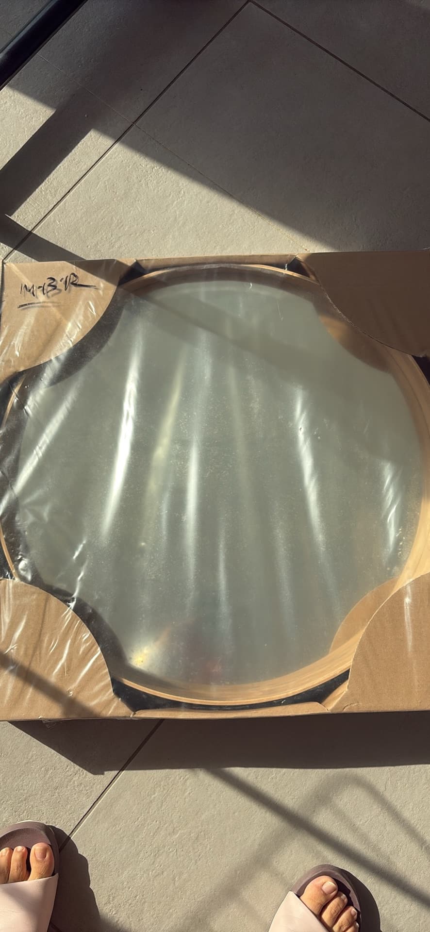 STOCKHOLM miroir, plaqué chêne, 60 cm