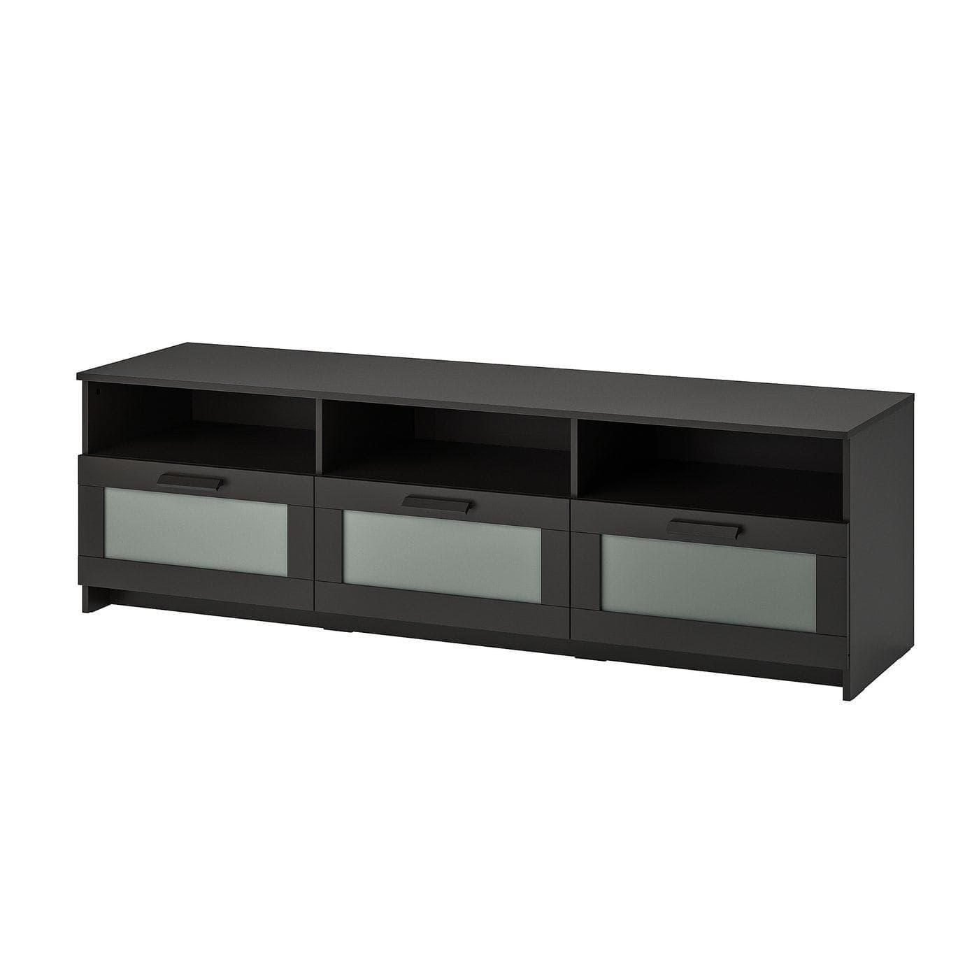 BRIMNES TV STAND Banc TV, noir, 180x41x53 cm