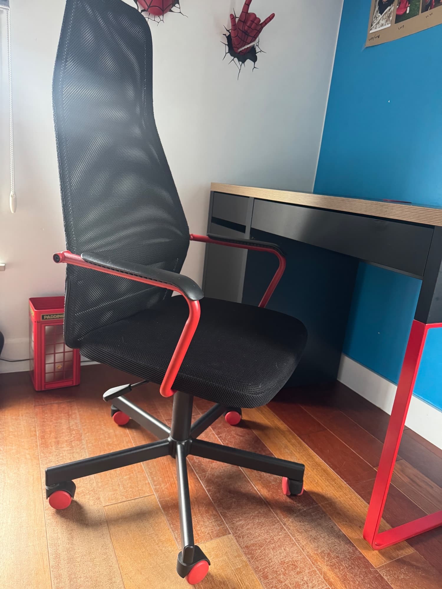 HUVUDSPELARE CHAISE chaise gaming, noir