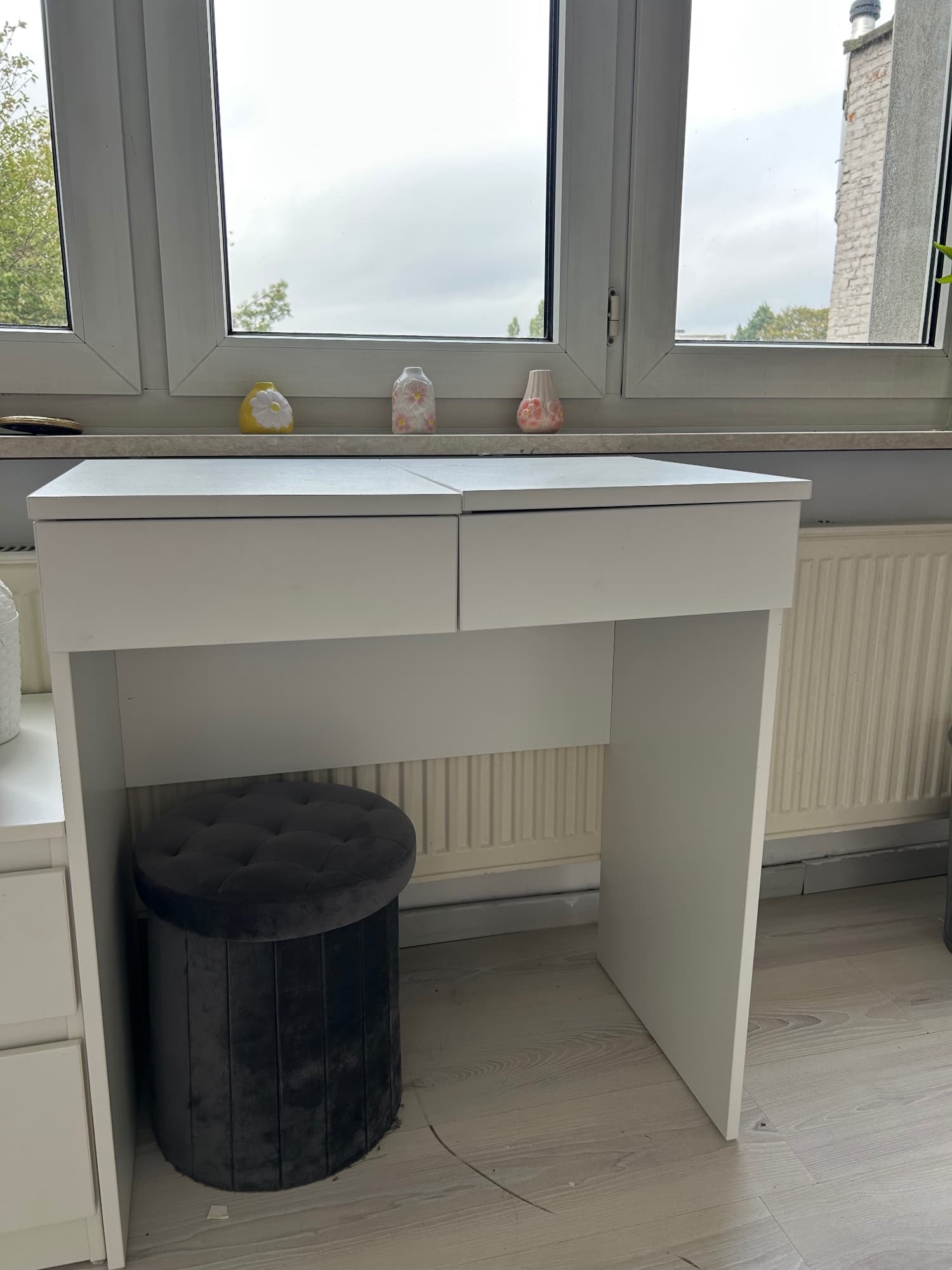 BRIMNES dressing table, white, 70x42 cm