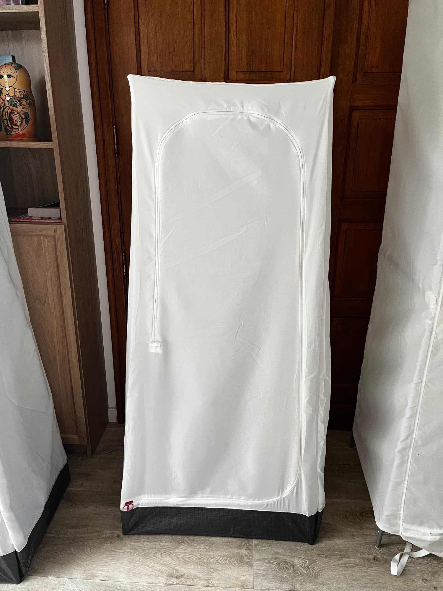 VUKU wardrobe, white, 74x51x149 cm