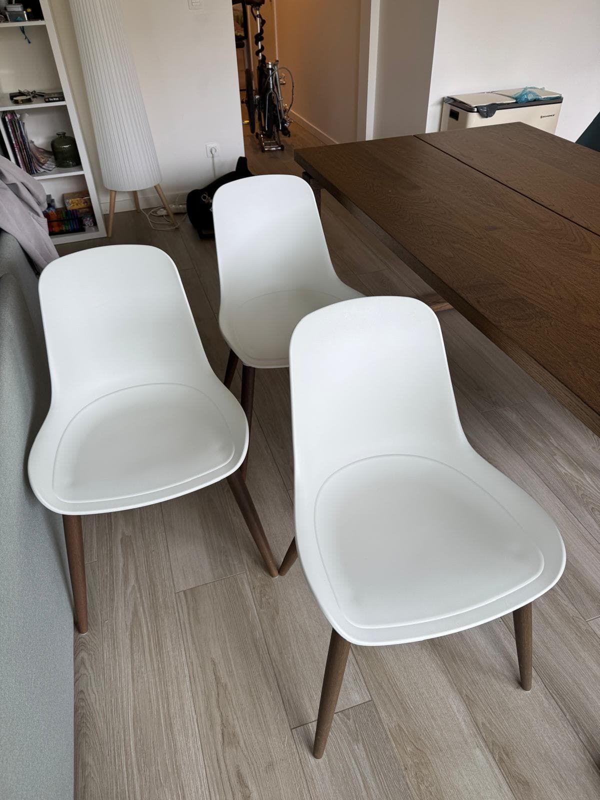 3 GRÖNSTA BLANC chaise, intérieur/extérieur blanc