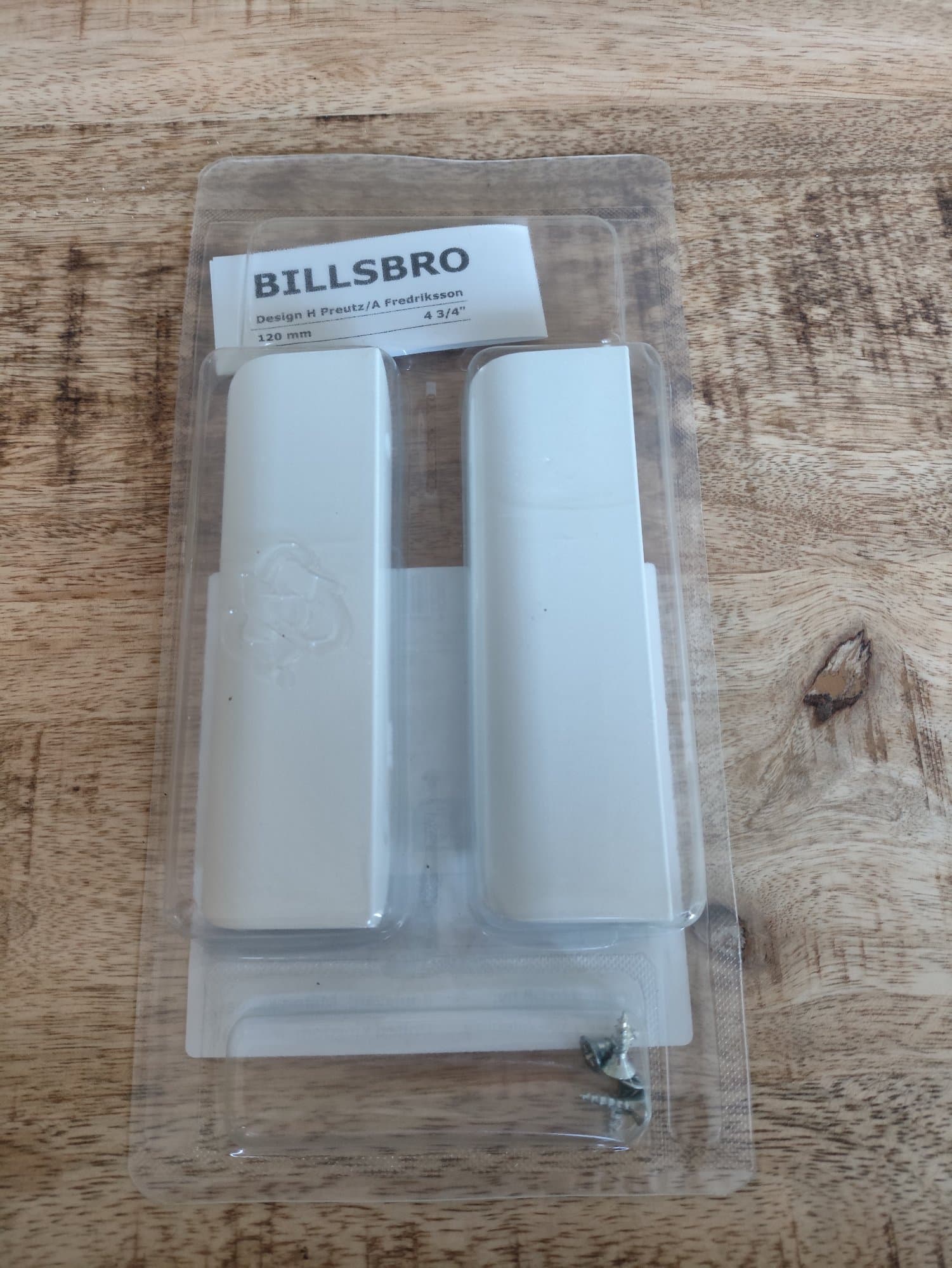 BILLSBRO handle, white, 120 mm
