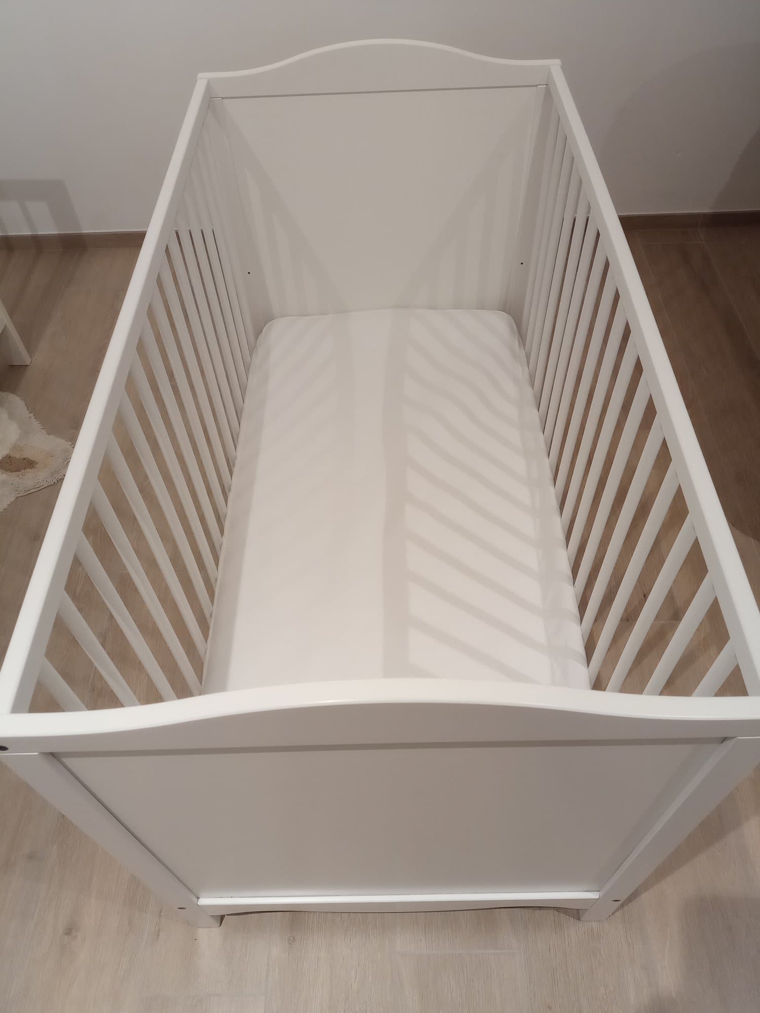 SMÅGÖRA + MATELAIKEA Lit bébé, blanc, 60x120 cm