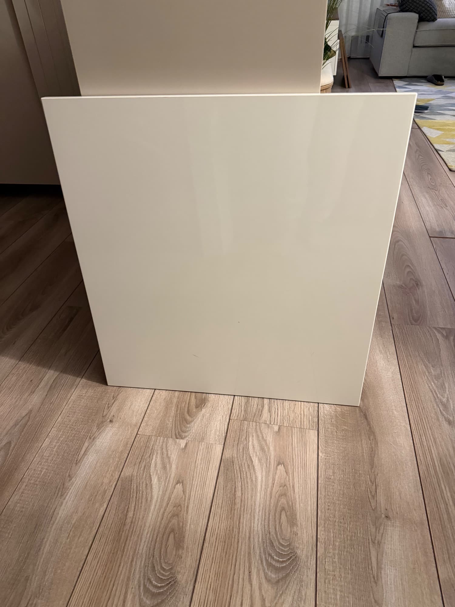 SELSVIKEN 6 PIECE Deur, hoogglans wit, 60x64 cm