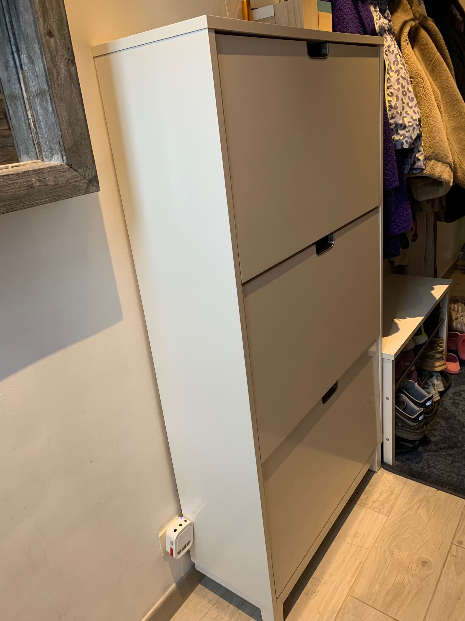 STÄLL armoire à chaussures 3 casiers, blanc
