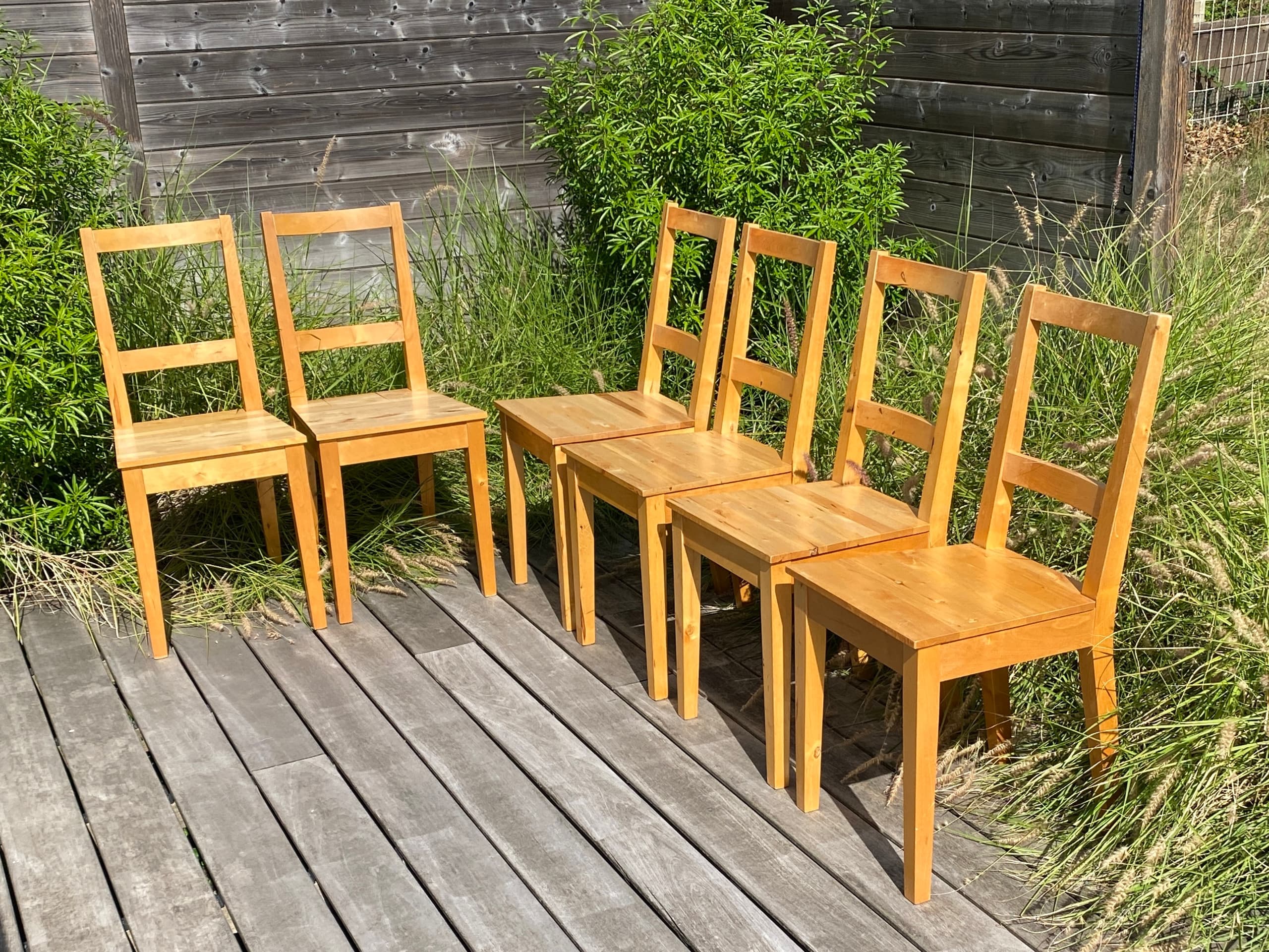 LOT DE 6 CHAISES