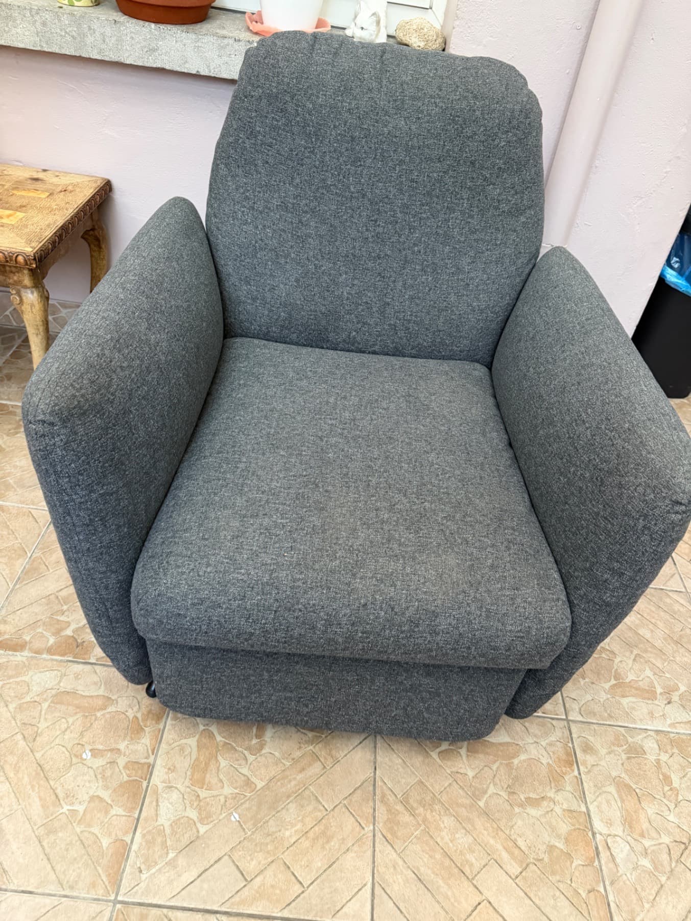 EKOLSUND fauteuil confort, Gunnared gris foncé