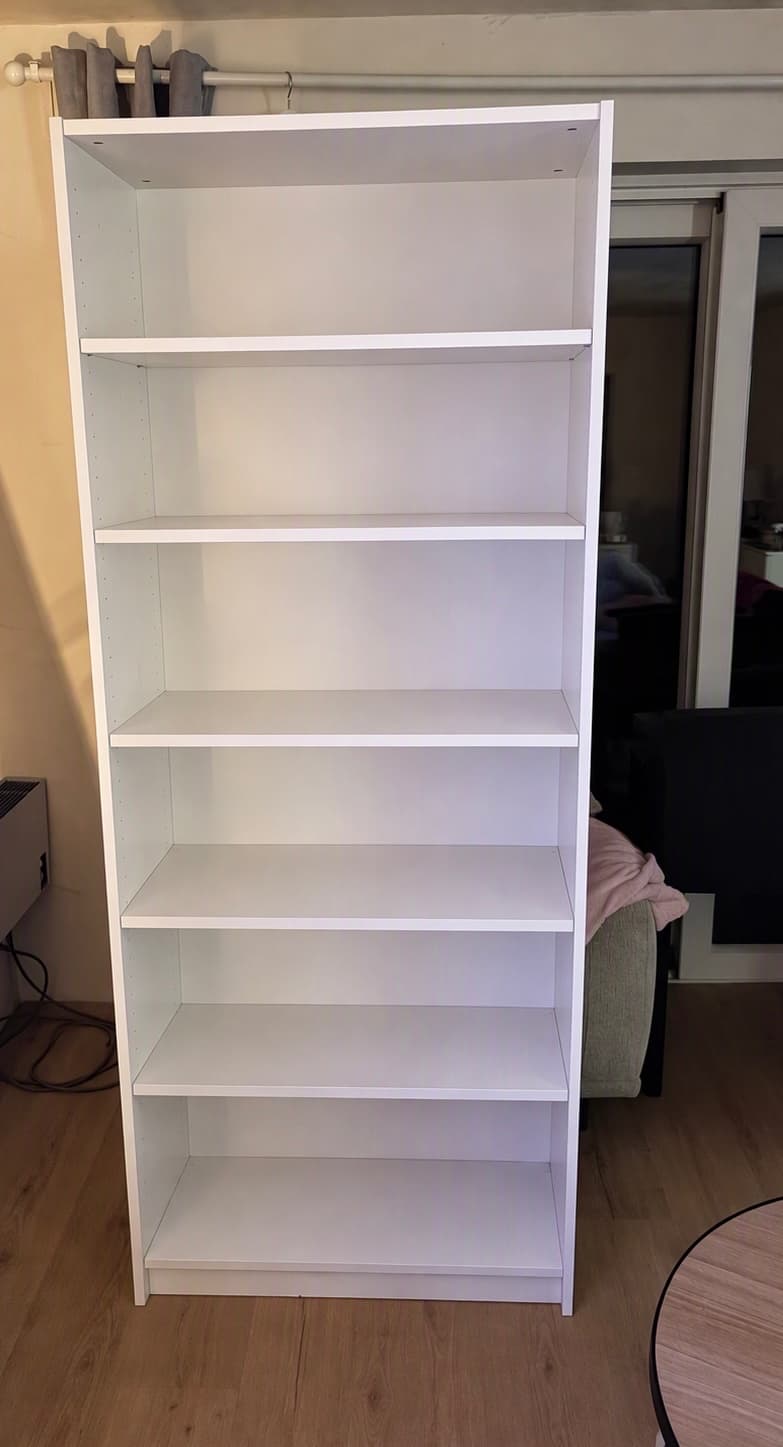 BILLY bookcase, white, 80x28x202 cm