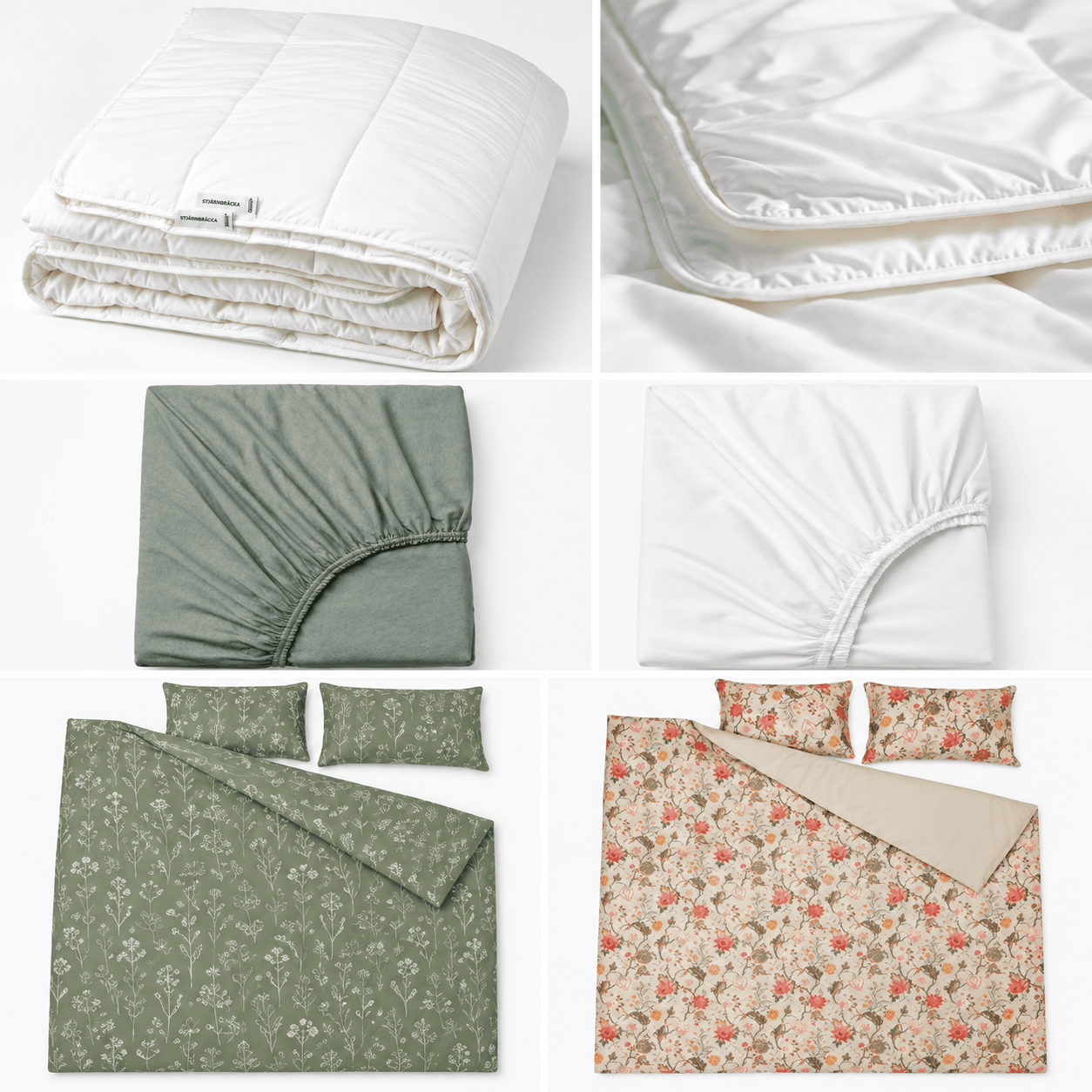5 BEDDING ITEMS