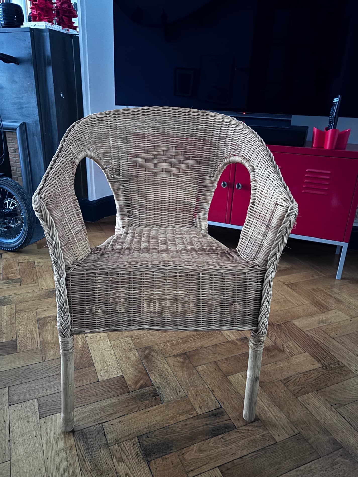 AGEN Fauteuil, rotan, bamboe