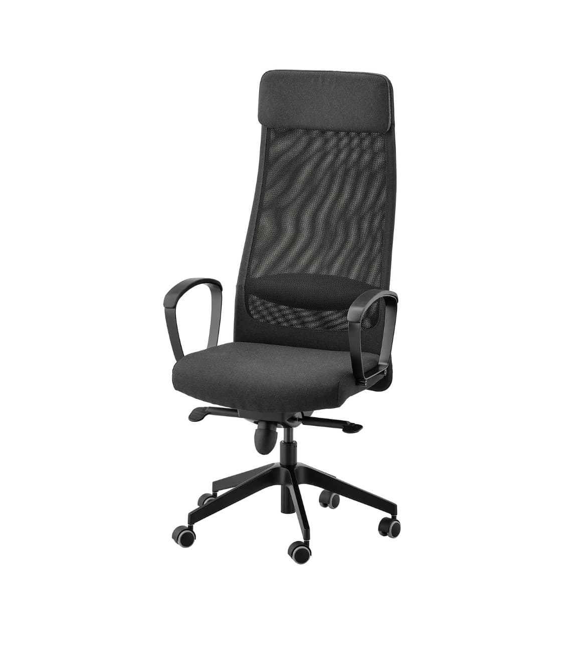 MARKUS office chair, Vissle dark grey, Medium