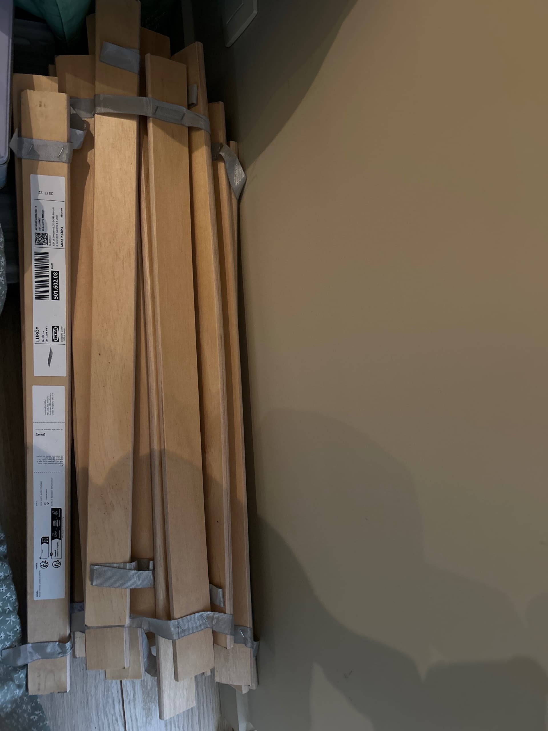 LURÖY slatted bed base, 140x200 cm