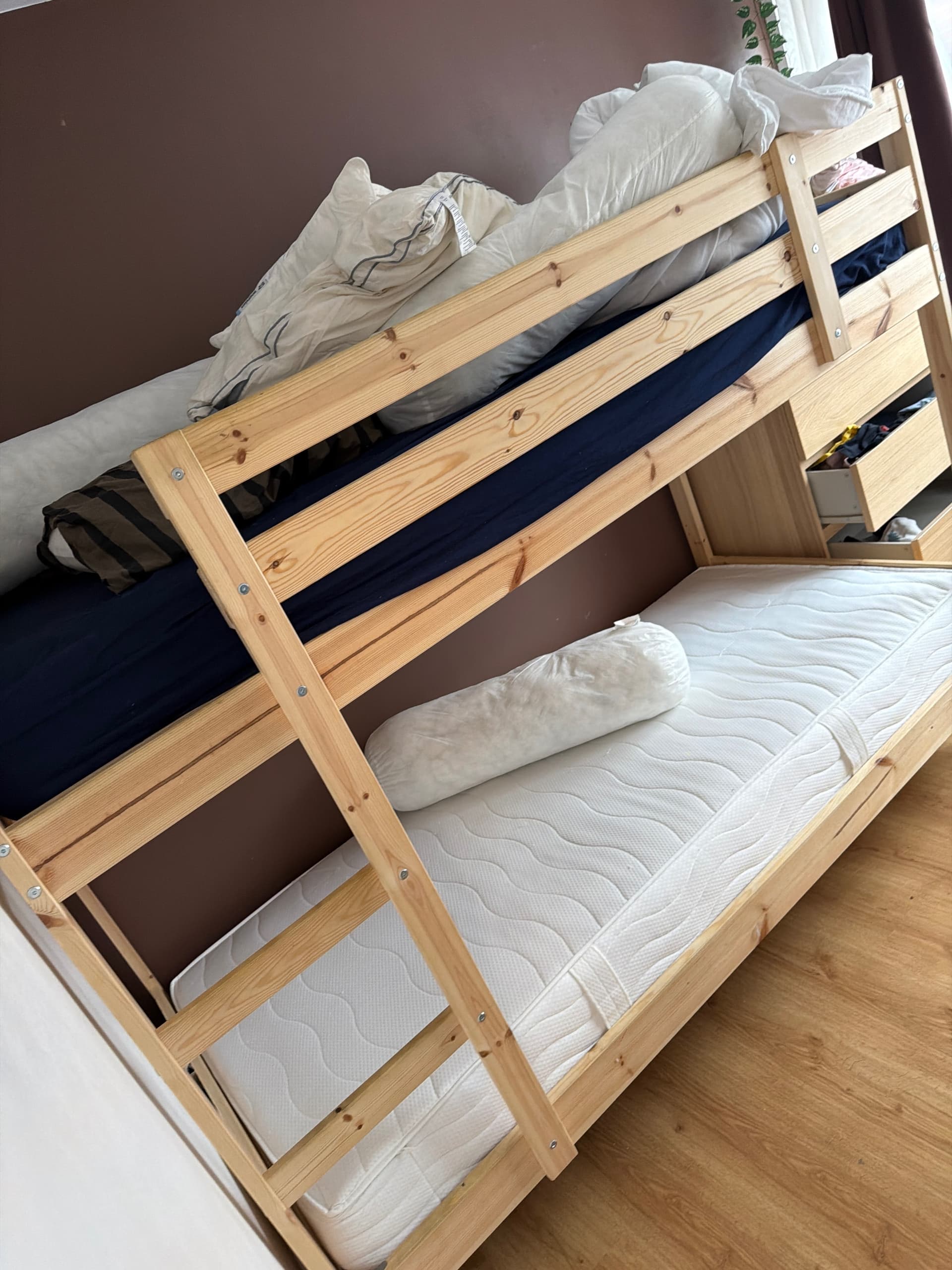 MYDAL Frame stapelbed, grenen, 90x200 cm