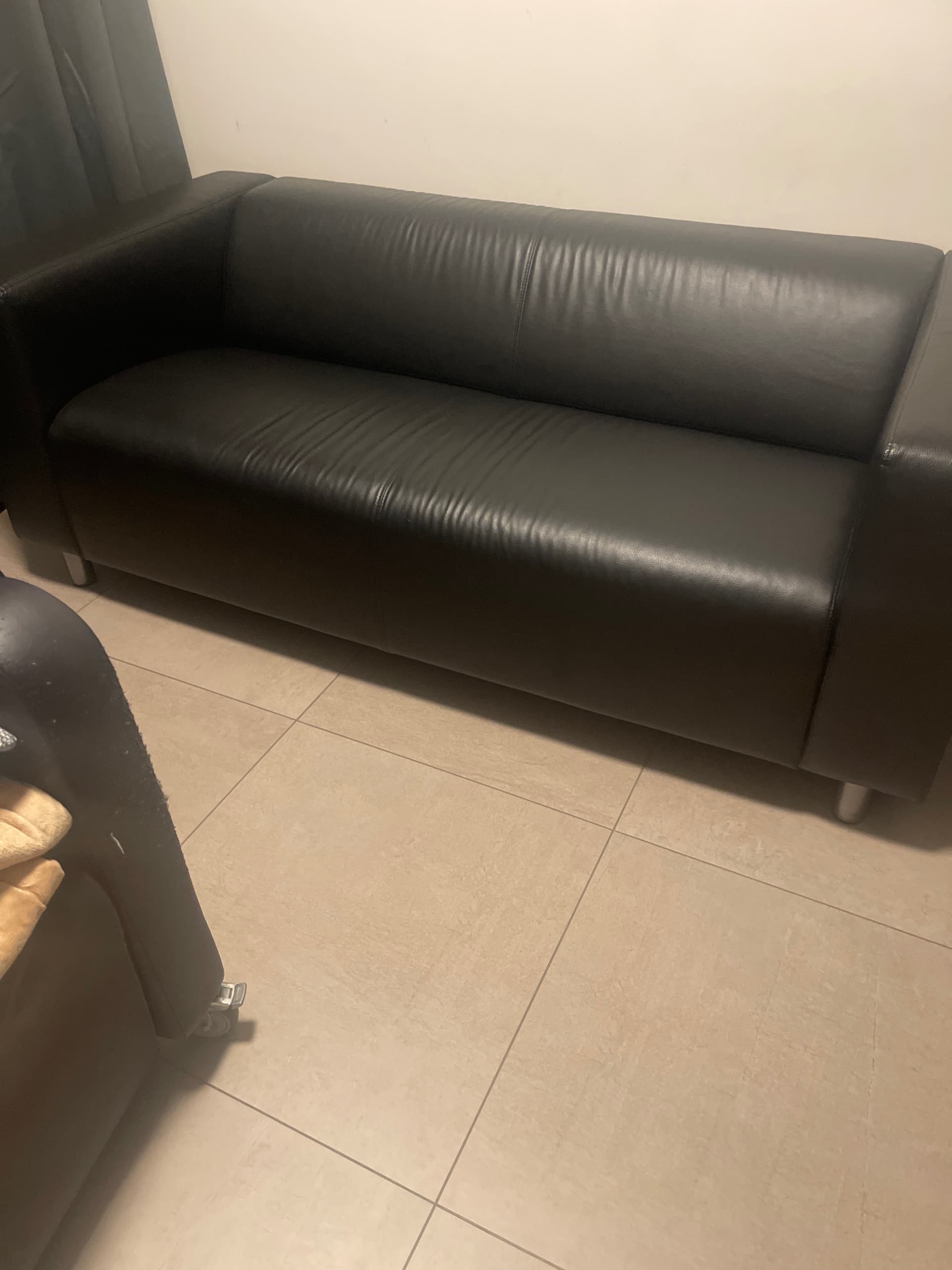 KLIPPAN 2-seat sofa, Bomstad black