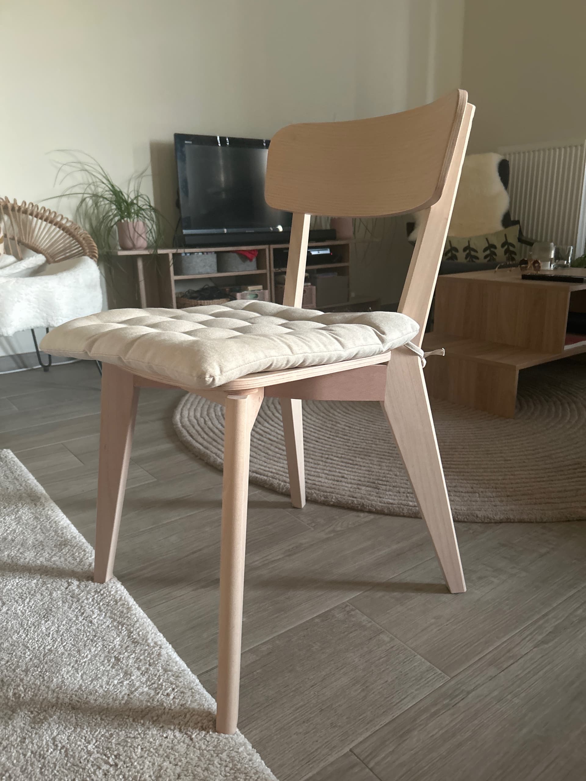 LISABO chaise, frêne