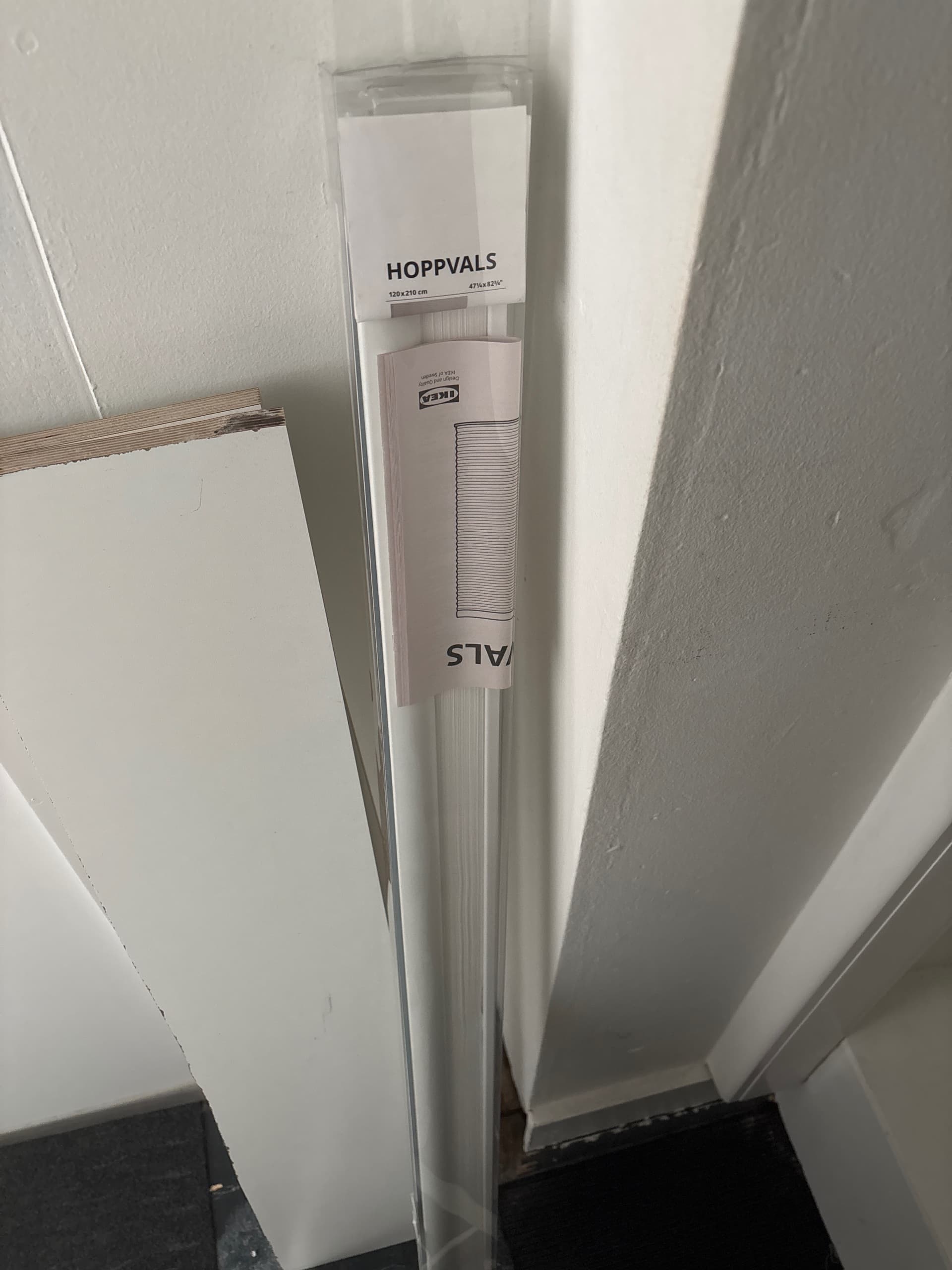 HOPPVALS Store alvéolaire, blanc, 120x210 cm