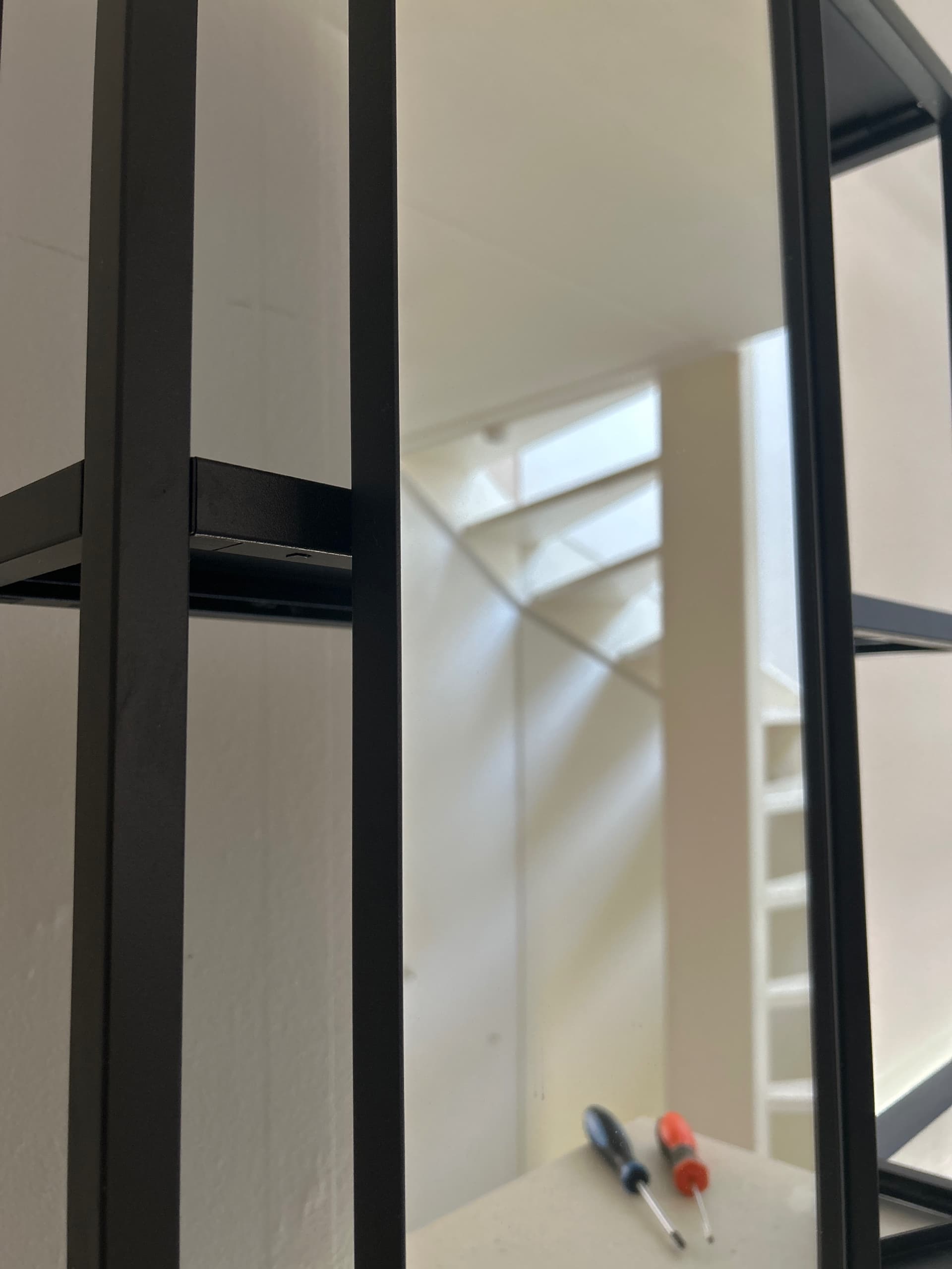 ENHET spiegelkast, antraciet, 60x17x75 cm