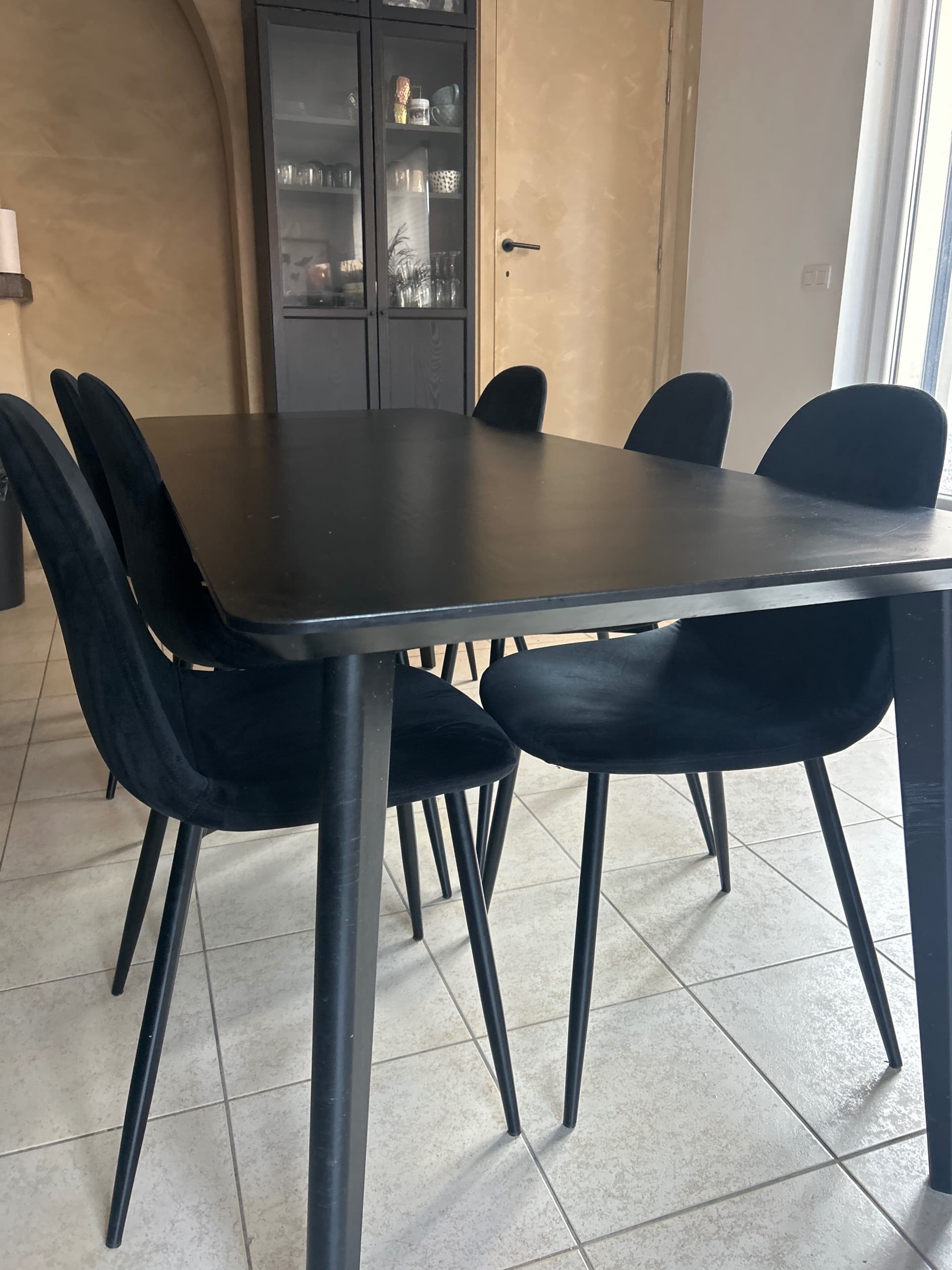 LISABO Table, noir
