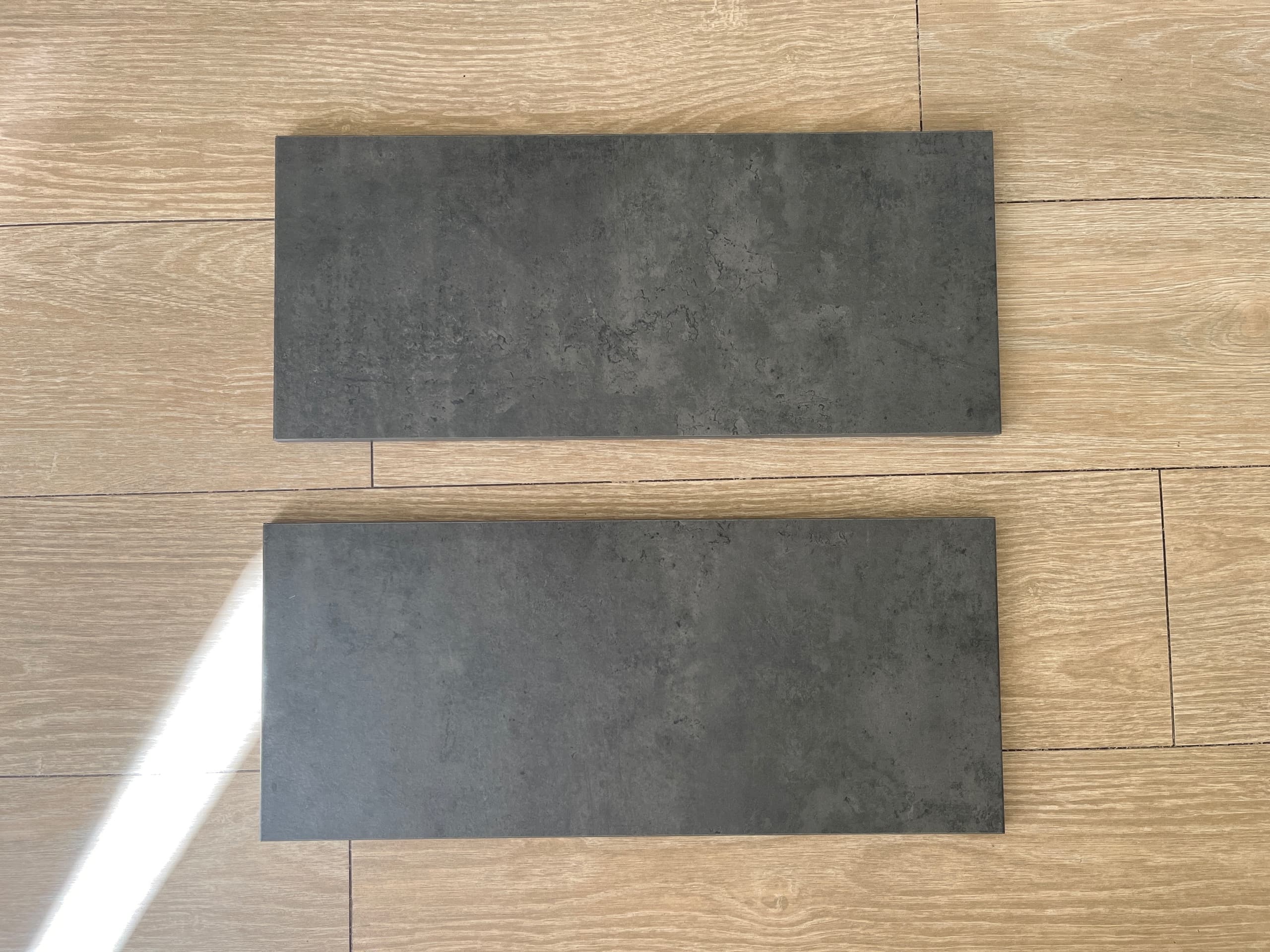KALLVIKEN drawer front, dark grey concrete effect, 60x26 cm