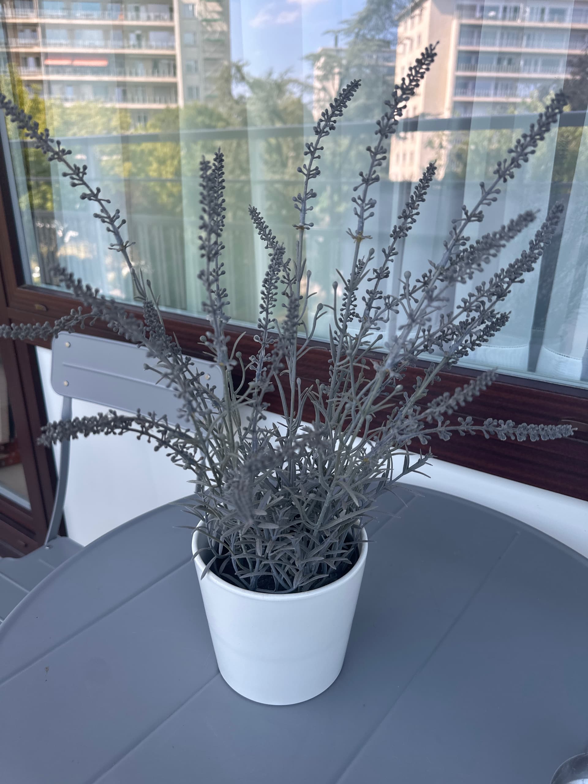 FEJKA kunstplant, binnen/buiten/lavendel paars, 12 cm
