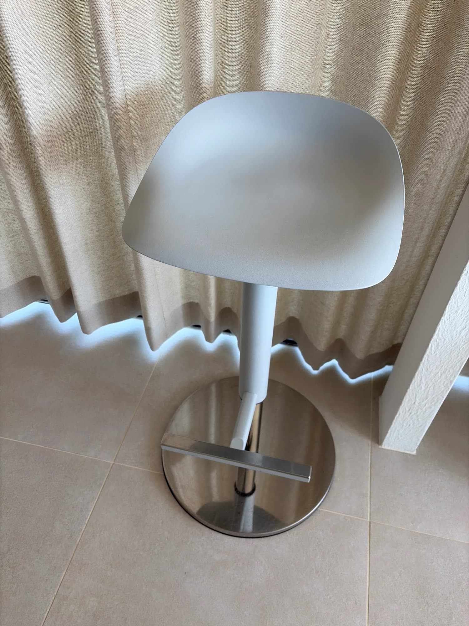 JANINGE Tabouret de bar, gris