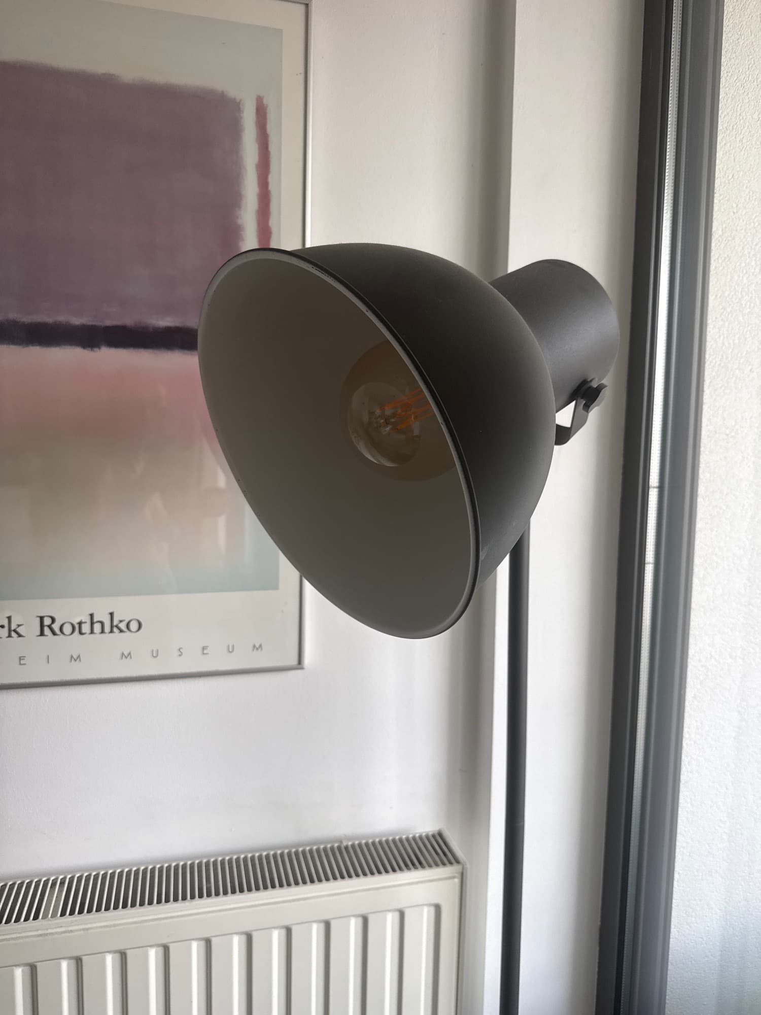HEKTAR Staande lamp, donkergrijs