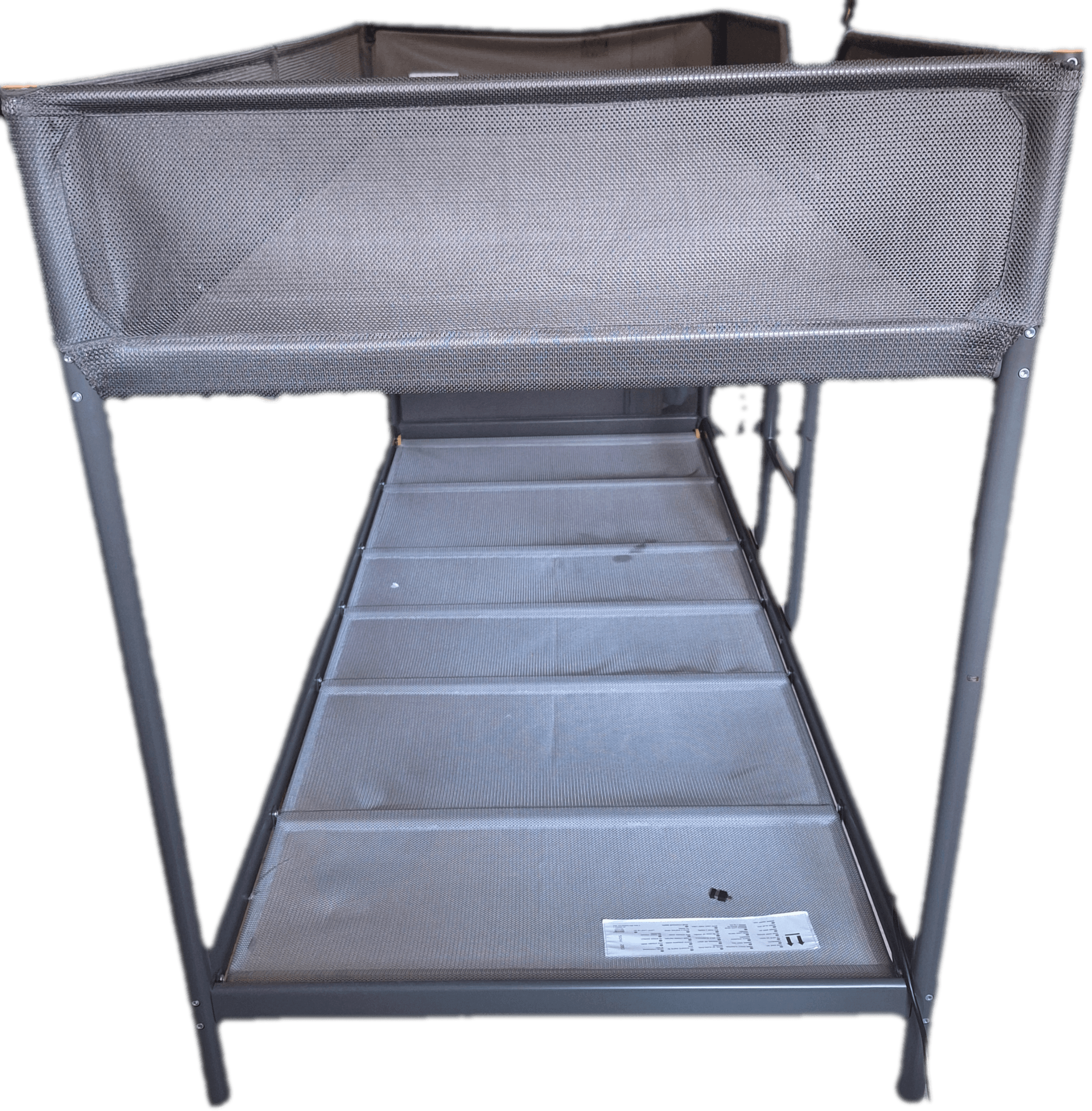 TUFFING frame stapelbed, donkergrijs, 90x200 cm