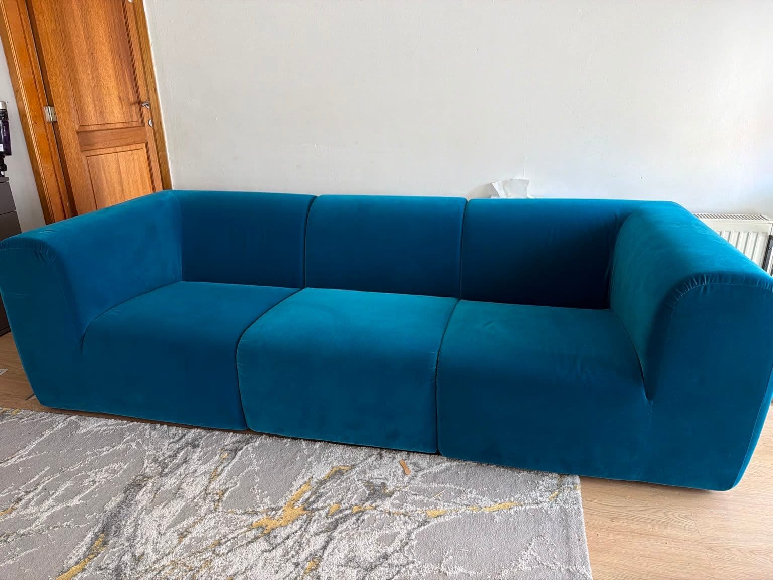 STOCKHOLM 2025 1-seat section, Alhamn dark turquoise