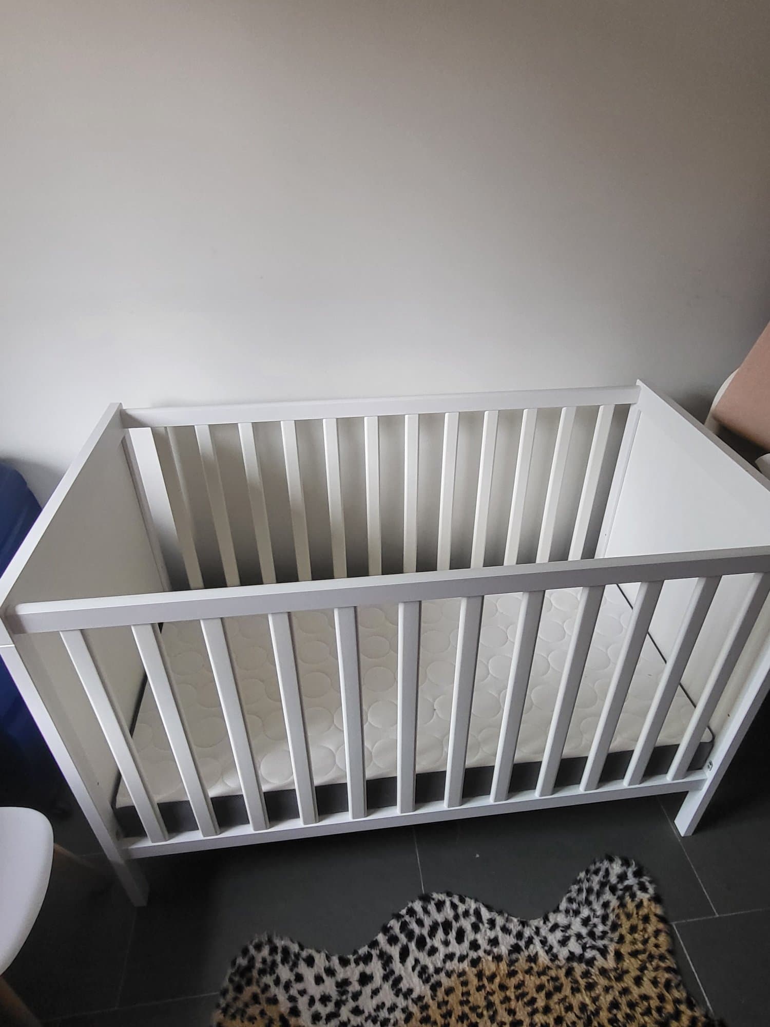 SUNDVIK Babybedje, wit, 60x120 cm