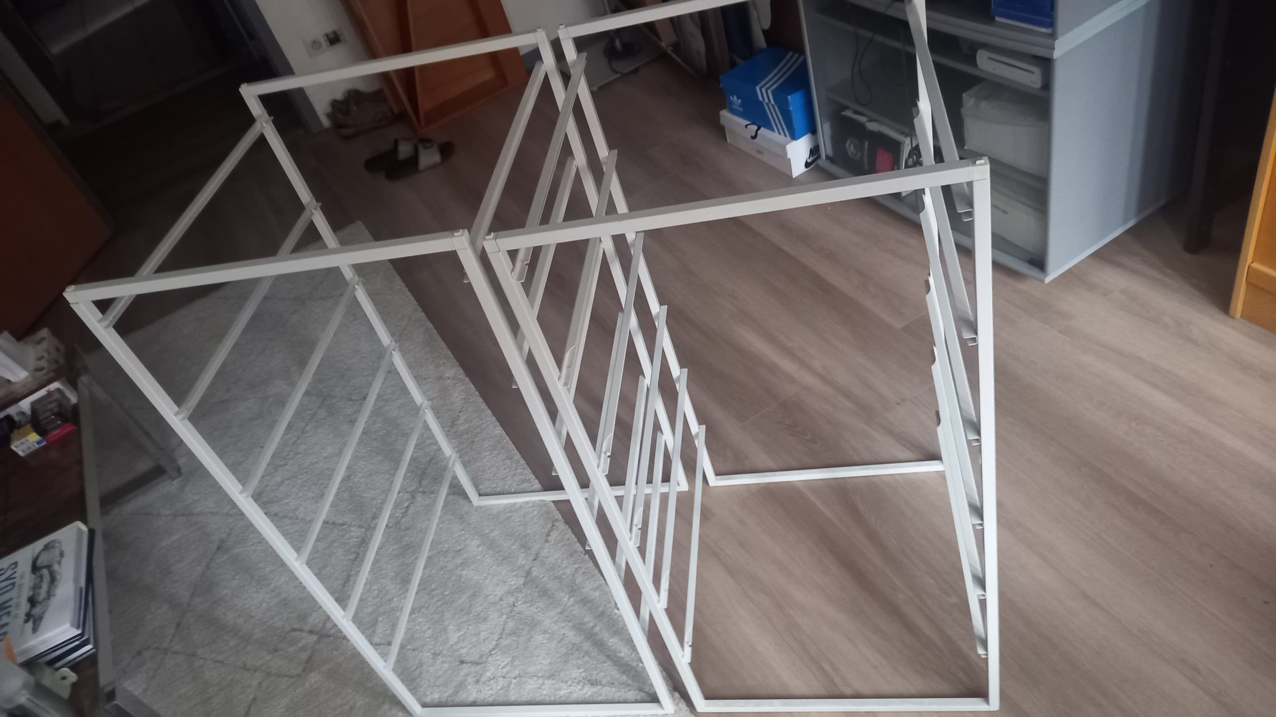 JONAXEL frame, white, 50x51x104 cm