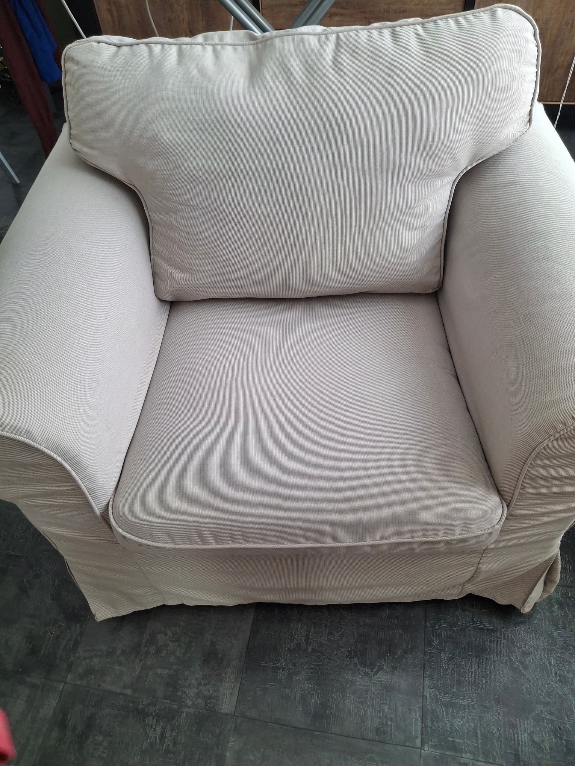 EKTORP fauteuil, Kilanda lichtbeige